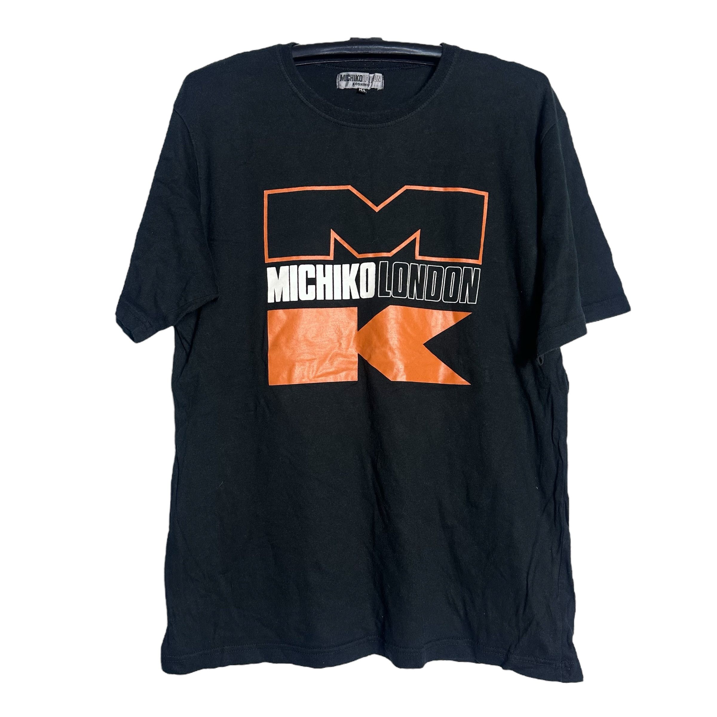 Japanese Brand × Michiko Koshino London 🔥RARE🔥Vintage Michiko Koshino London Spell Out T-shirt Size US M / EU 48-50 / 2 - 1 Thumbnail