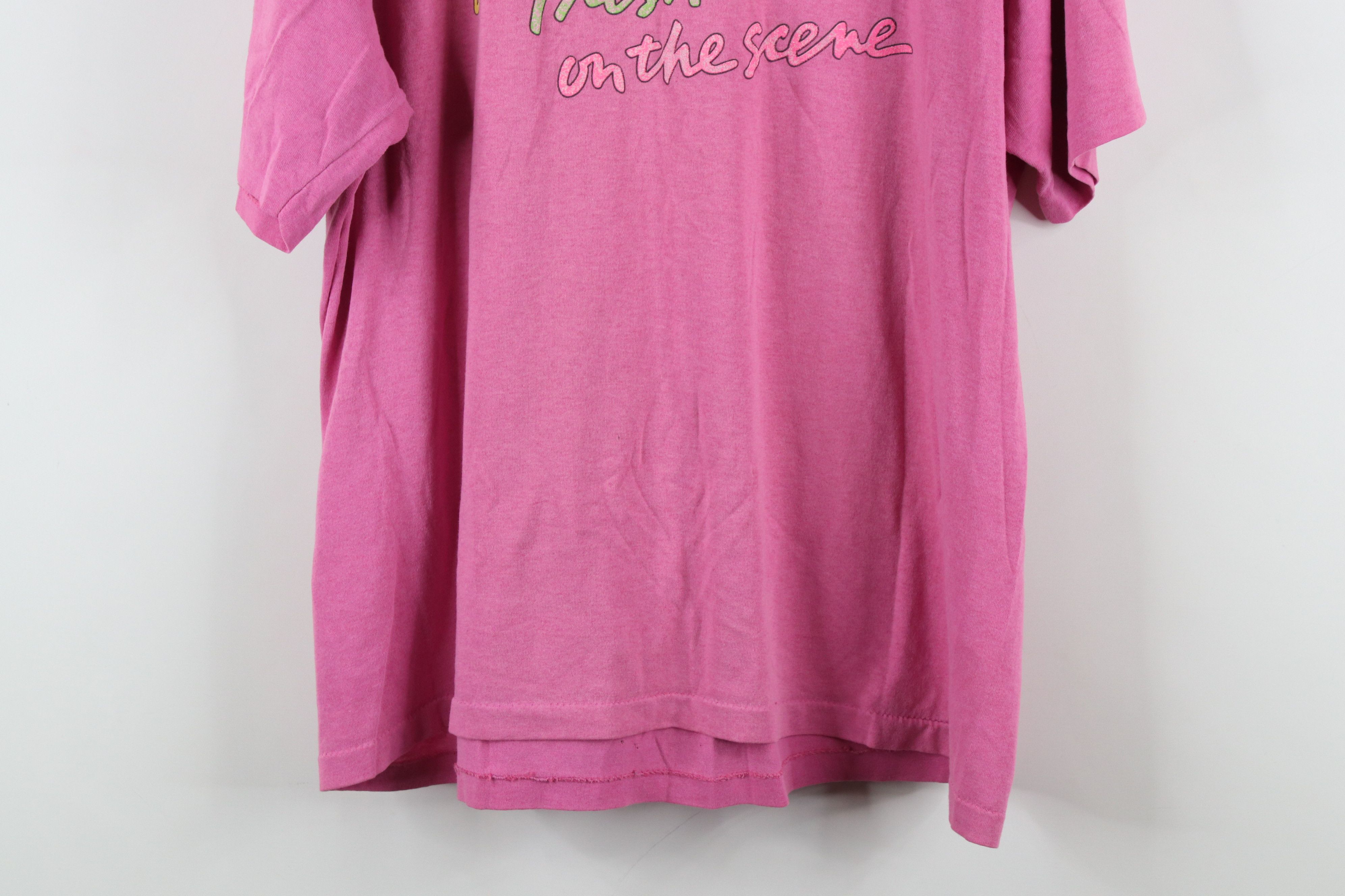 Vintage Vintage 90s Salem Cigarettes Spell Pocket T-Shirt Pink USA Size US XL / EU 56 / 4 - 16 Thumbnail