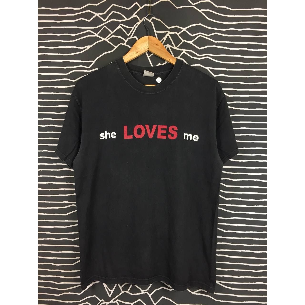 Japanese Brand × TMT TMT Japan She Loves Me Humor Sarcastic Tee Size US M / EU 48-50 / 2 - 1 Thumbnail