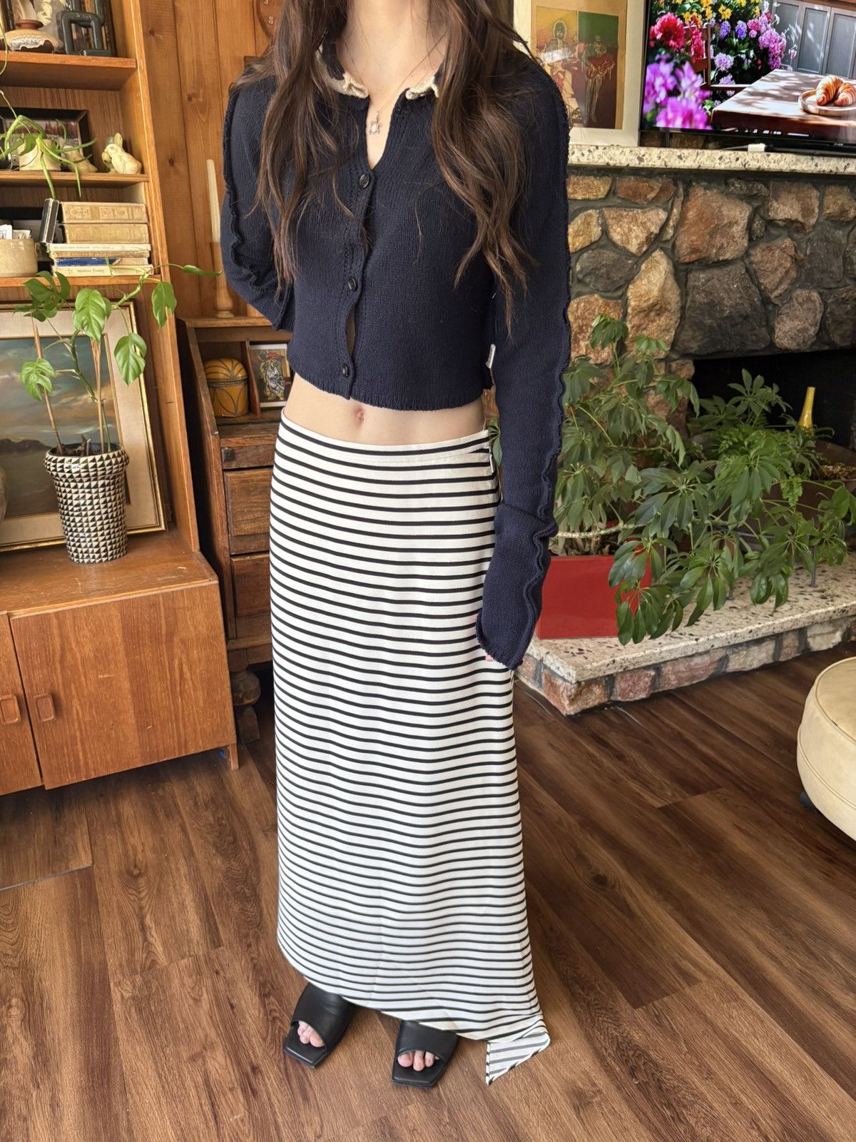 Tibi Tibi Asymmetrical Silk Maxi Skirt Size 4 Size 28" / US 6 / IT 42 - 6 Thumbnail