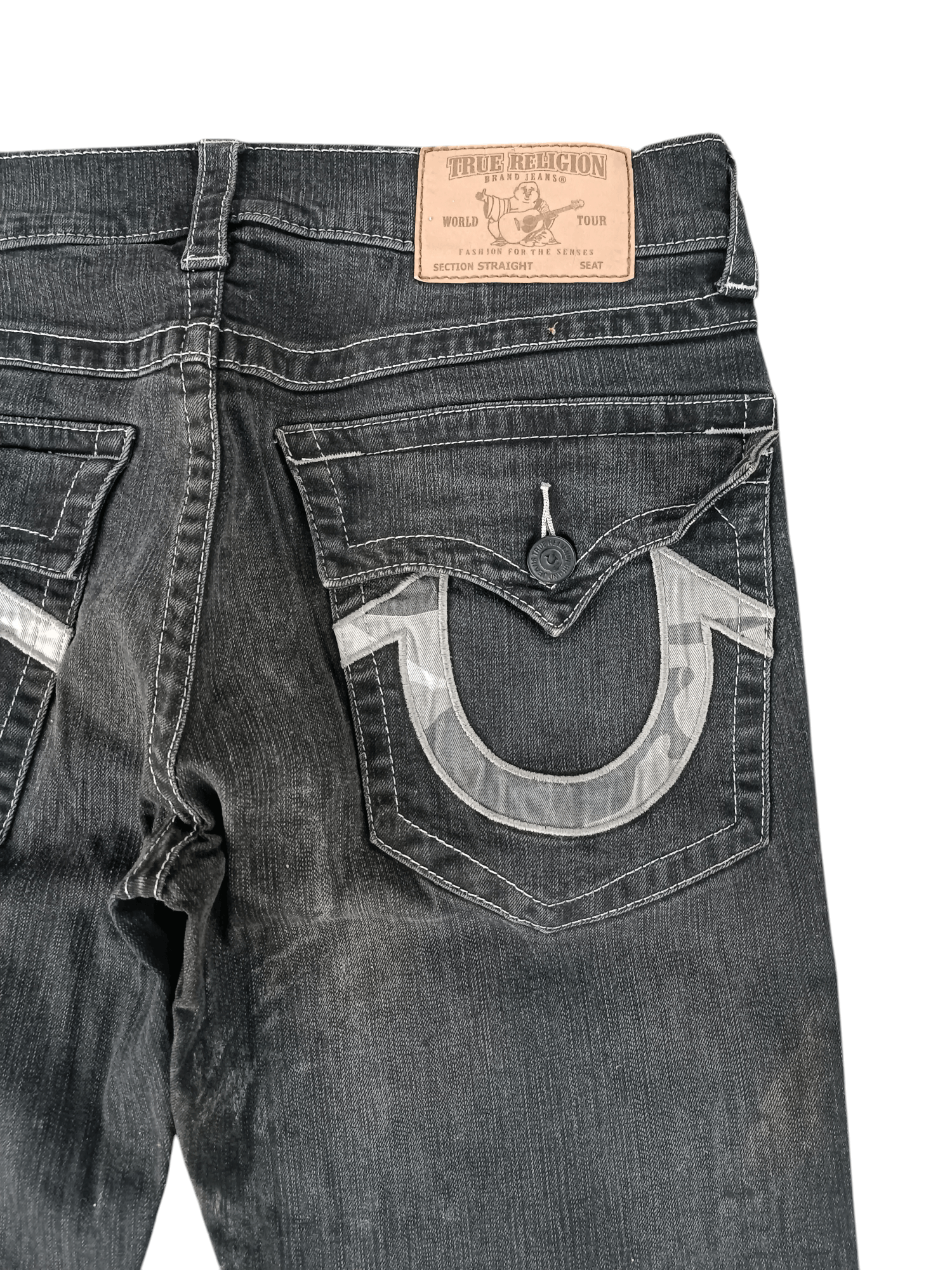 True Religion × Vintage RARE 🔥 True Religion ひ Camo Horseshore Straight Jeans Size US 34 / EU 50 - 10 Thumbnail