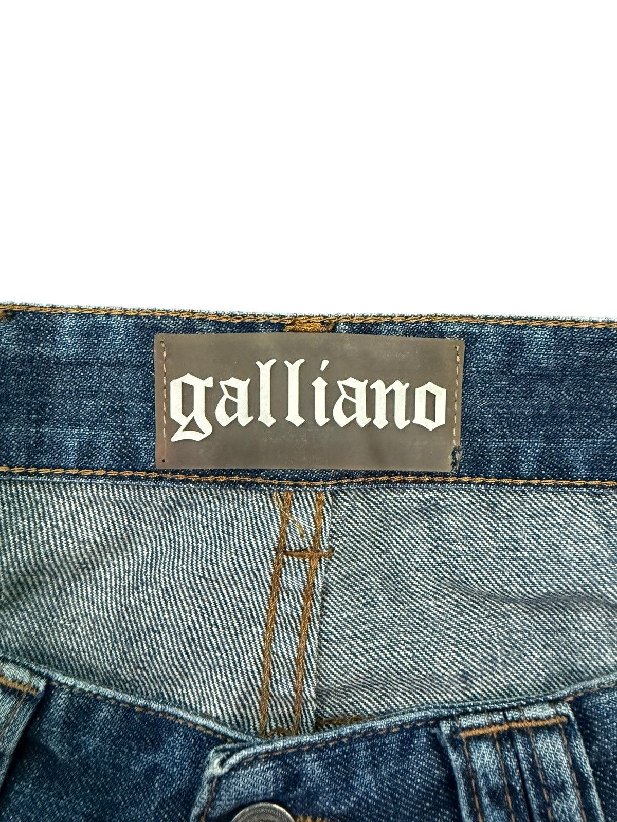 John Galliano GALLIANO PRINTED GRAPHIC DENIM JEANS Size US 32 / EU 48 - 17 Thumbnail