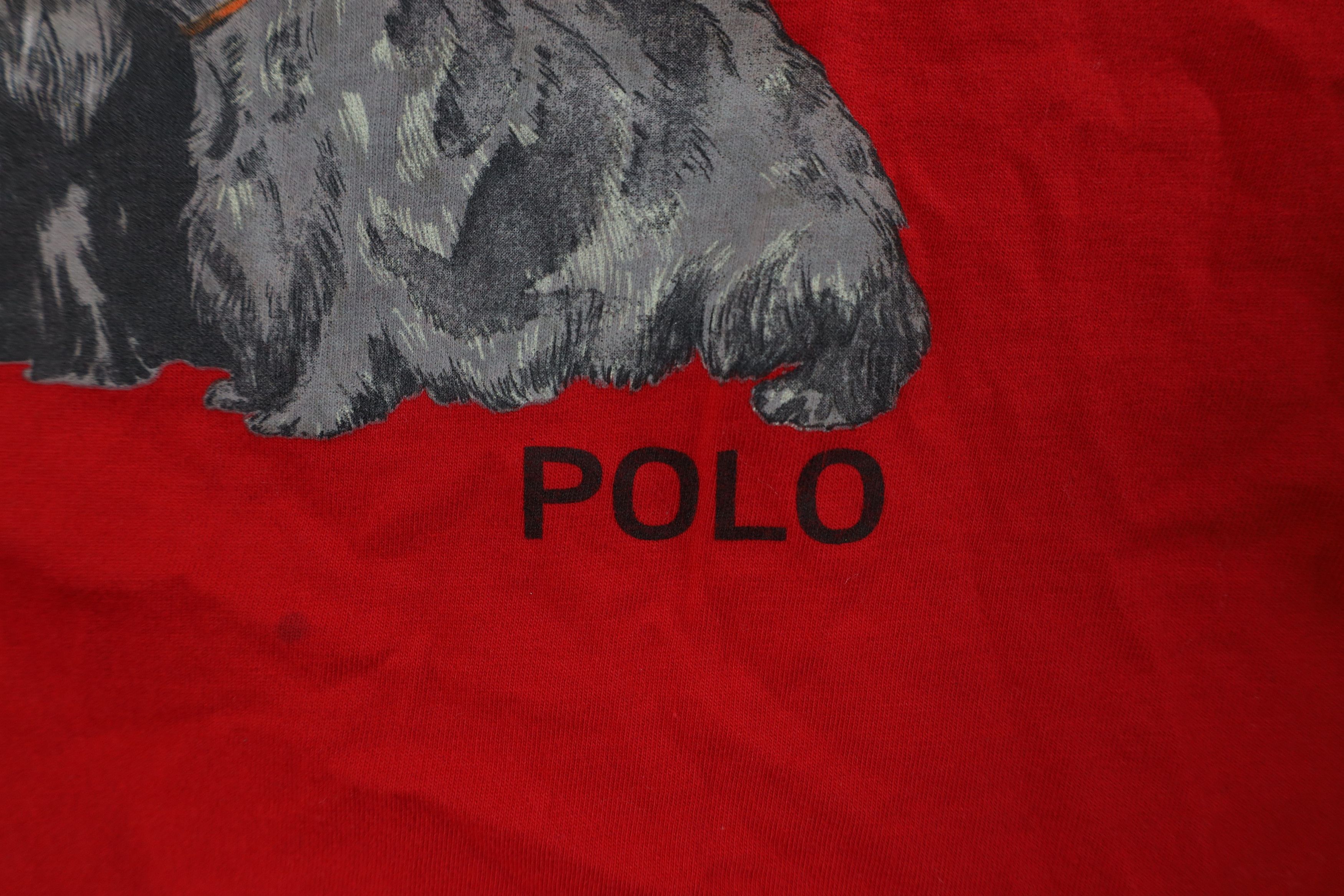 Ralph Lauren Deadstock Vintage 90s Sport Ralph Lauren Long Sleeve T-Shirt Size US M / EU 48-50 / 2 - 5 Thumbnail
