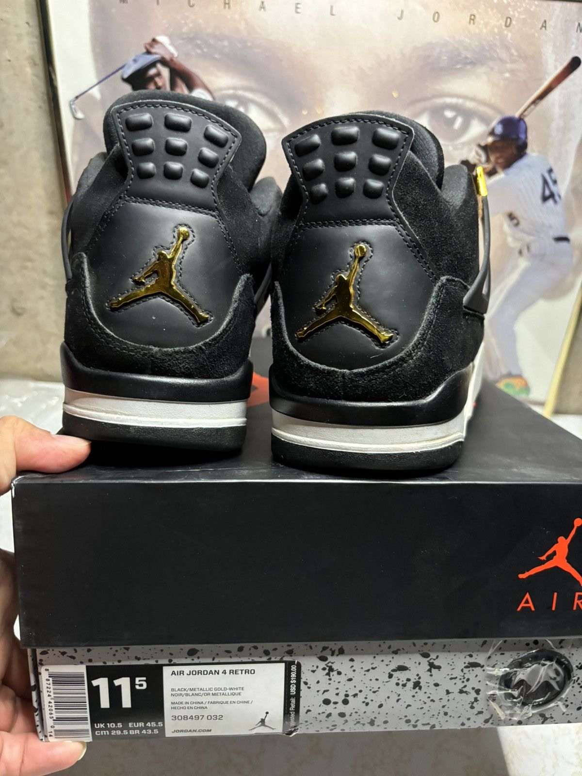 Jordan Brand Air Jordan 4 Retro Royalty 2017 Size US 11.5 / EU 44-45 - 7 Thumbnail