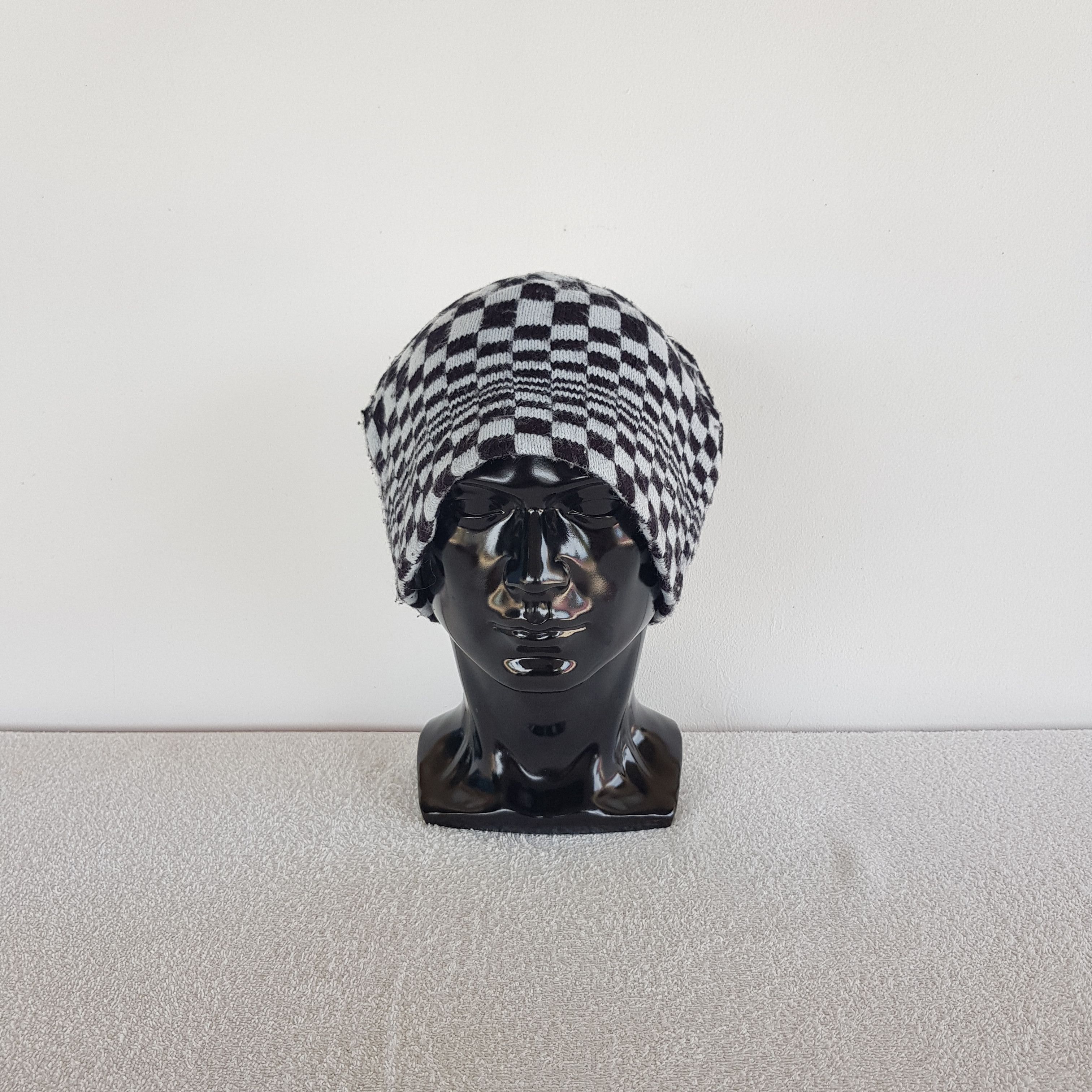 Other Vintage Checkboard Beanie Hip Hop Swag Snow Caps Ski Hats Size ONE SIZE - 2 Thumbnail