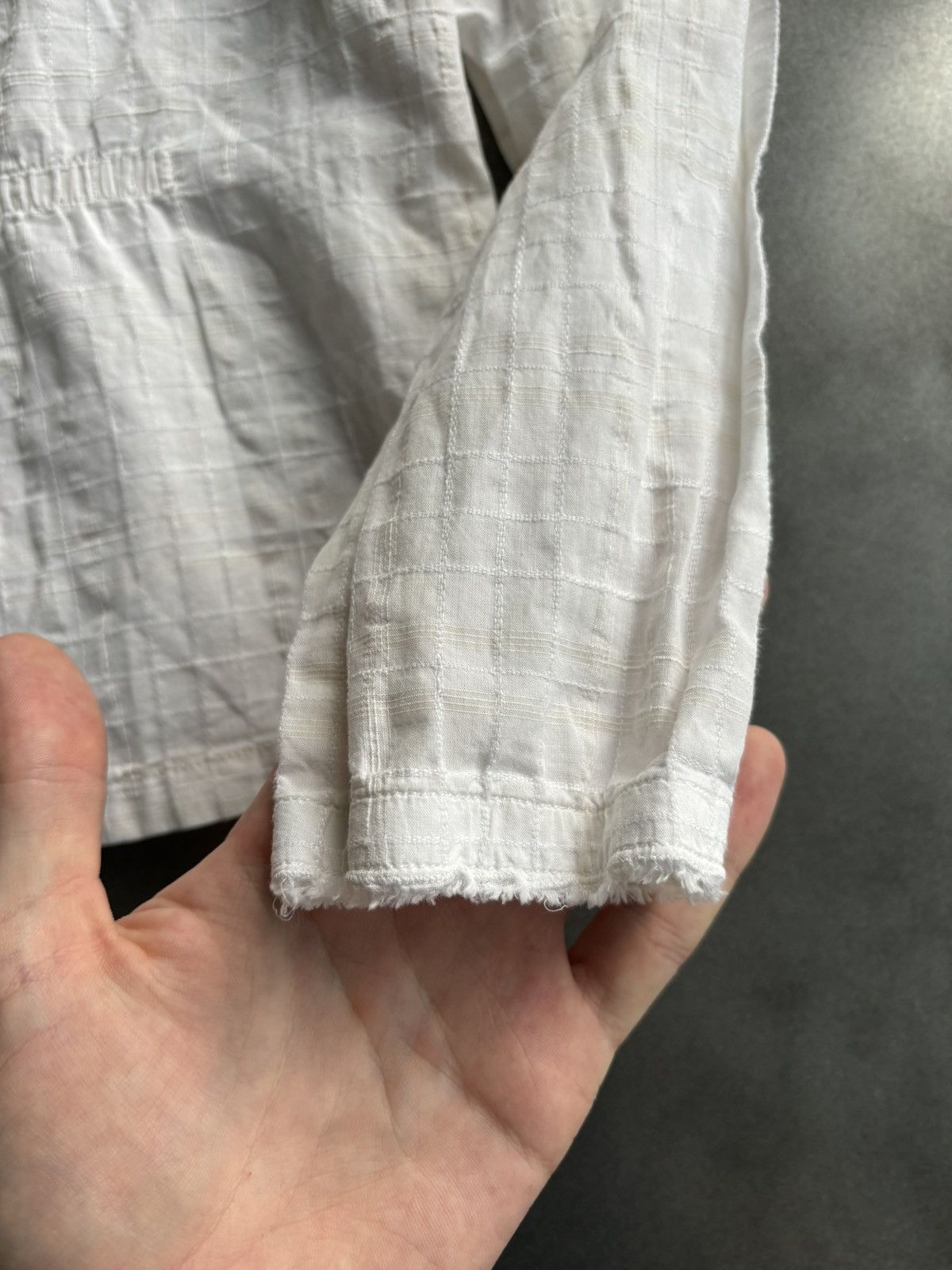Prada 2000s Prada Sport Shirt Vintage Linen Cotton Sheer Zipper 40 Size S / US 4 / IT 40 - 18 Thumbnail