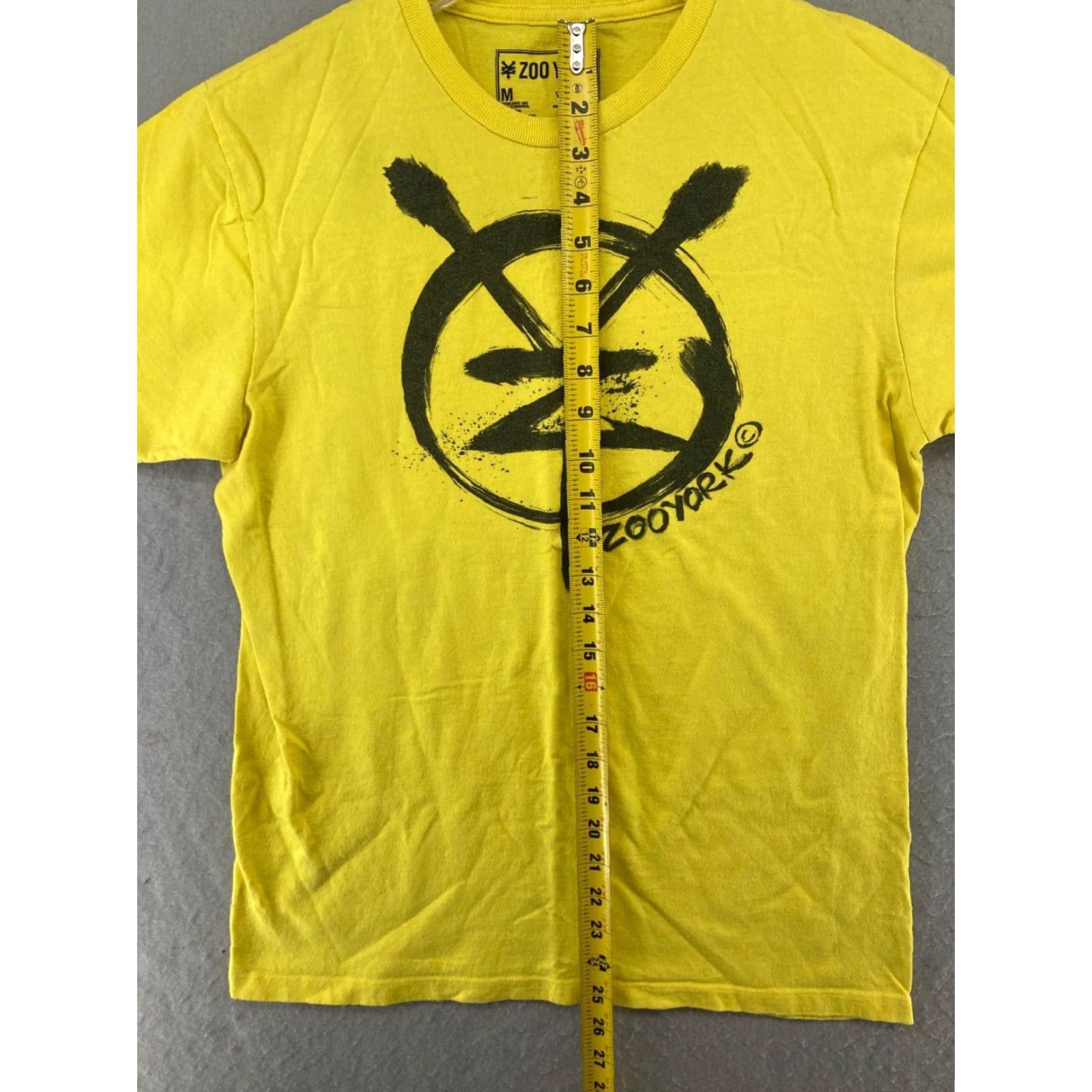 Zoo York Zoo York Mens TShirt Medium Yellow Spellout Logo 90s Size US M / EU 48-50 / 2 - 4 Thumbnail