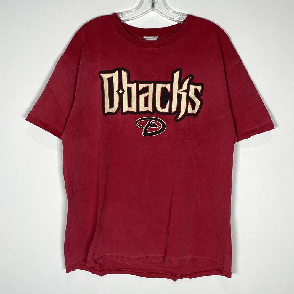 Plus Size - Classic Fit Ringer Tee - MLB Arizona Diamondbacks Red