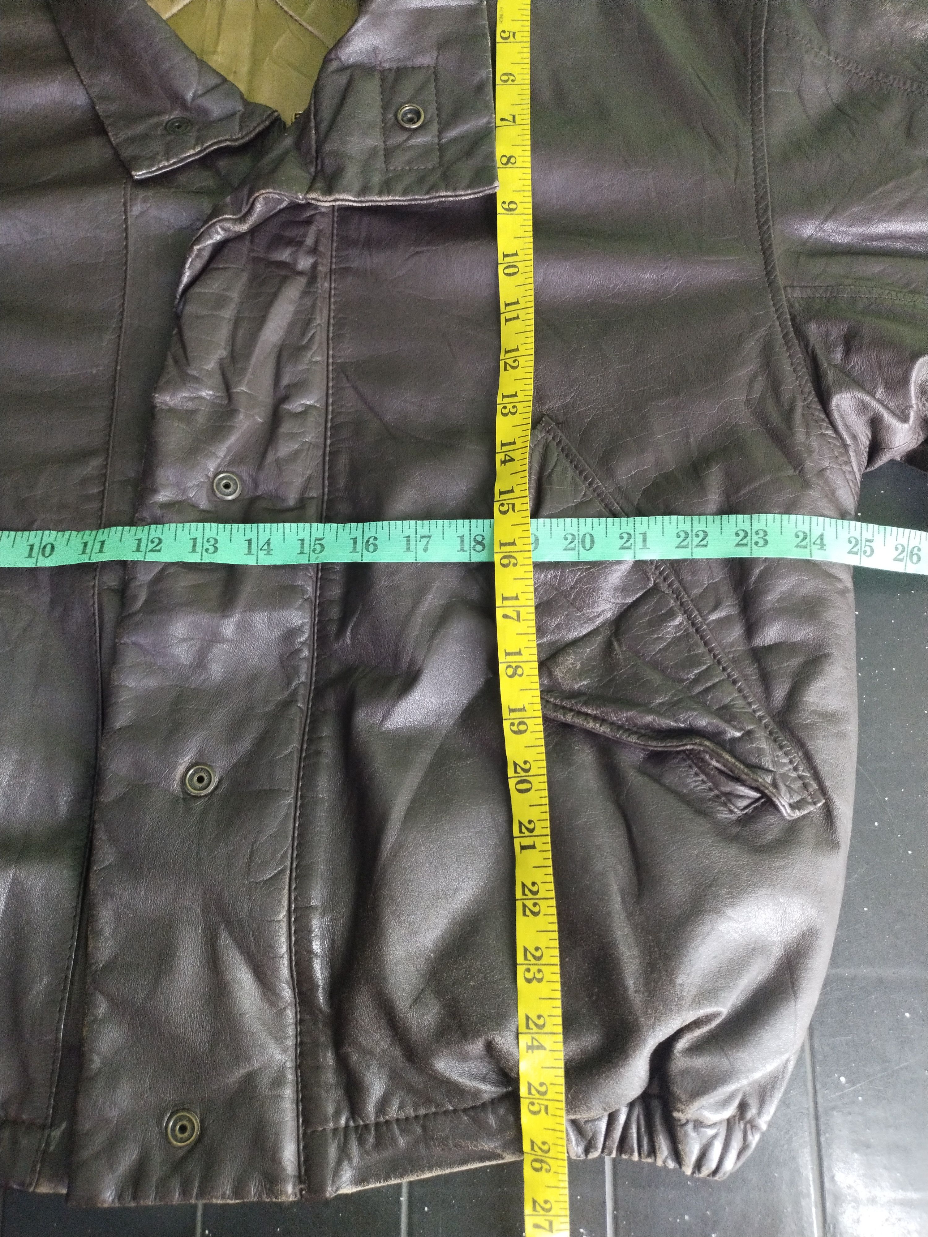 C.P. Company Archive CP Company - AW90's - Faded Leather Jacket Size US M / EU 48-50 / 2 - 22 Thumbnail