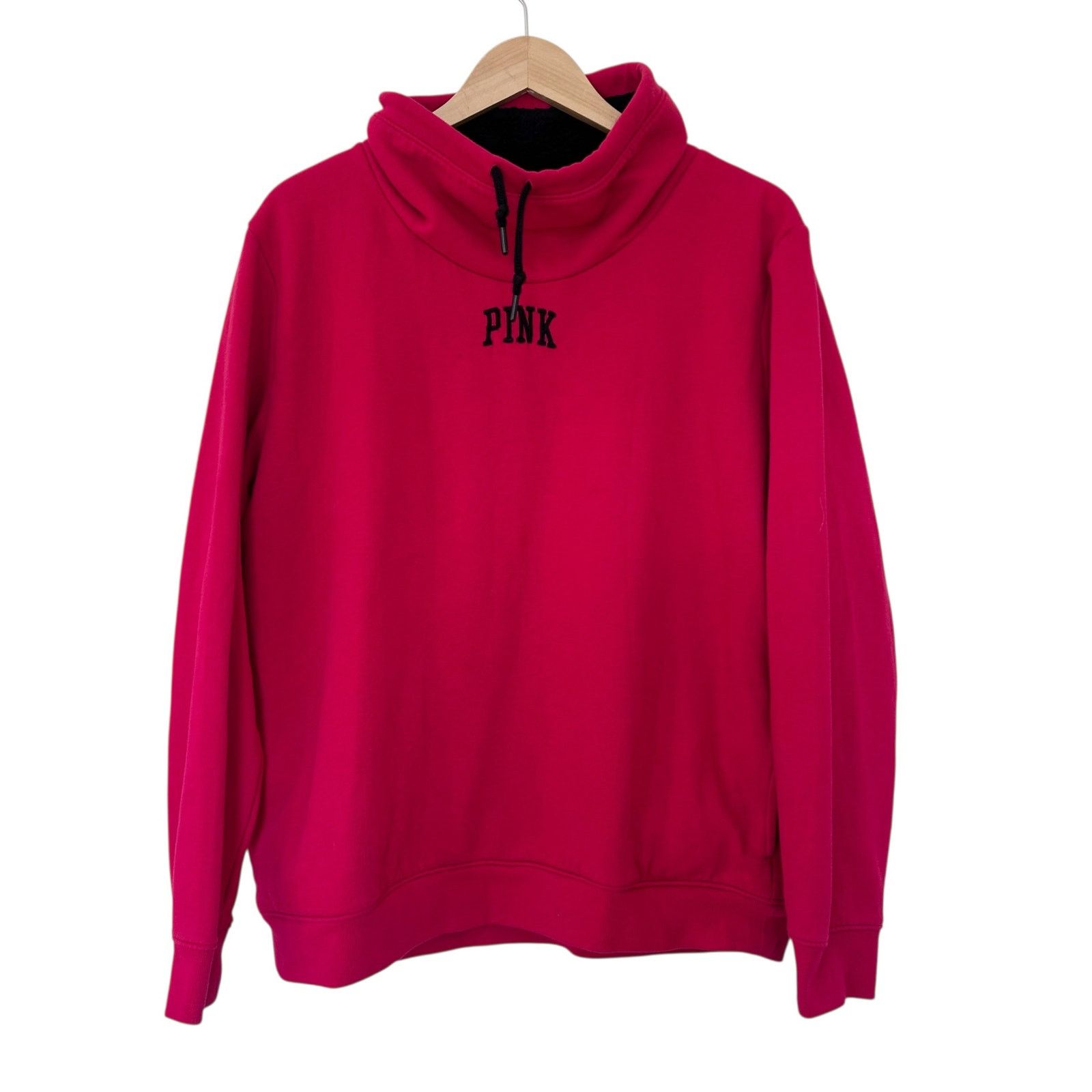 Victoria's Secret Pink Victoria's Secret Sherpa Lined Mock Neck Sweatshirt L Size L / US 10 / IT 46 - 1 Thumbnail