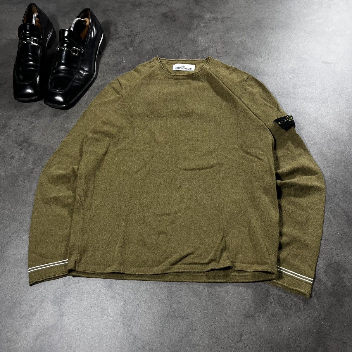 Stone Island Vintage Stone Island Massimo Osti Knit Sweater Drill Casual Size US M / EU 48-50 / 2 - 2 Thumbnail