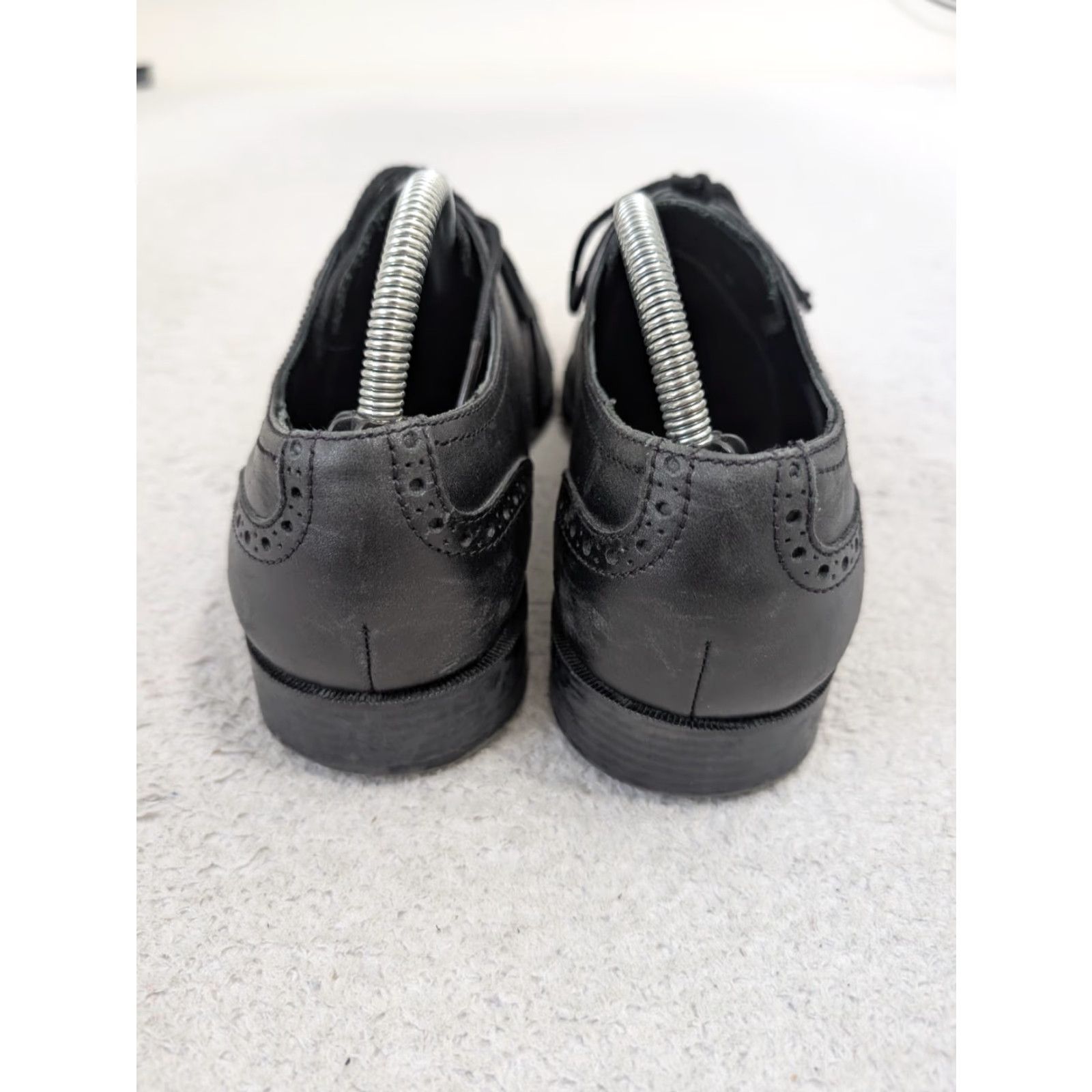 Cole Haan Cole Haan Jefferson Grandos Cap Toe Oxfords Mens Black Leather Size 9 M Knit? Size ONE SIZE - 4 Thumbnail