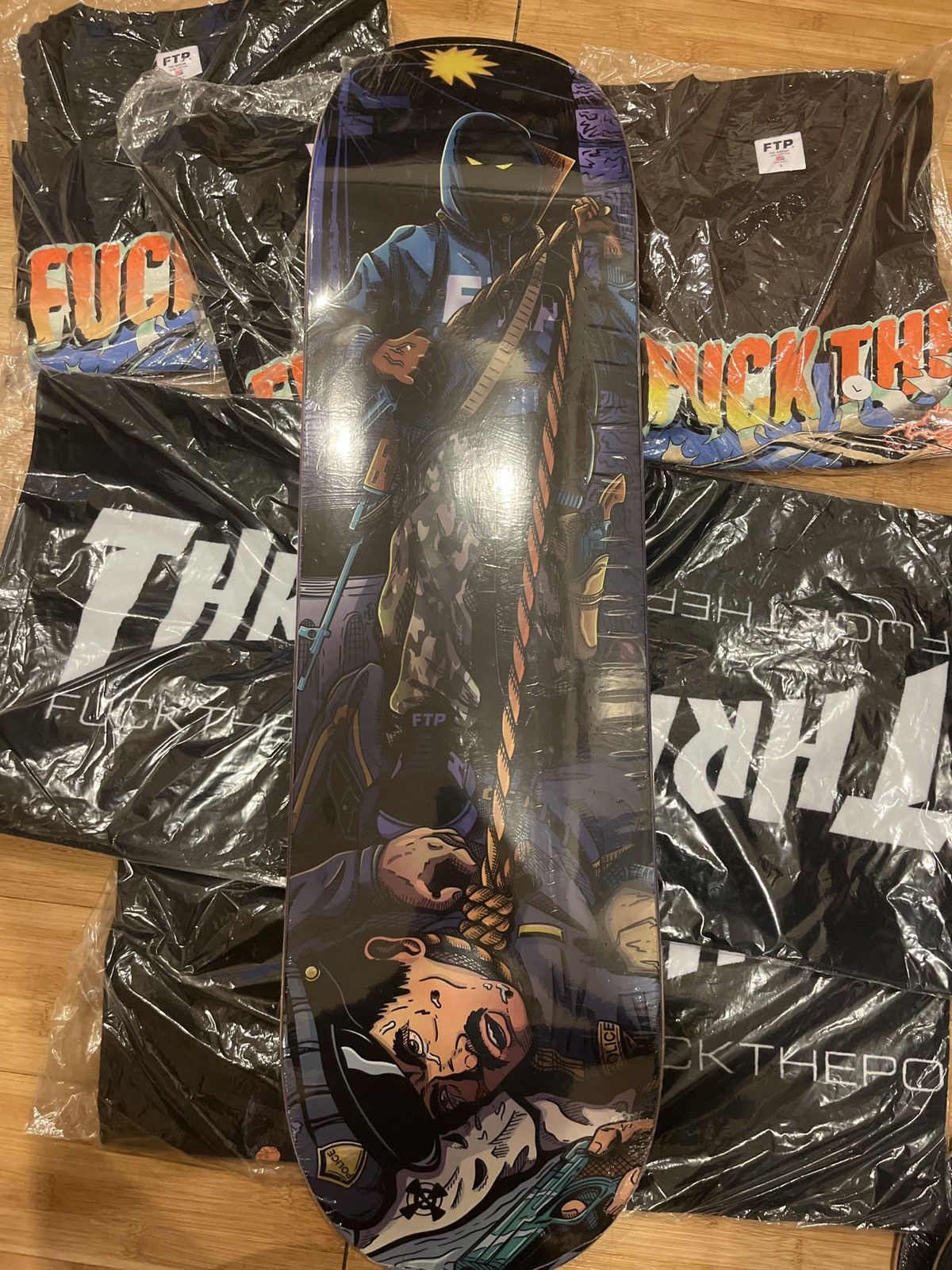 Fuck The Population FTP Alley Deck 8.5 | Grailed