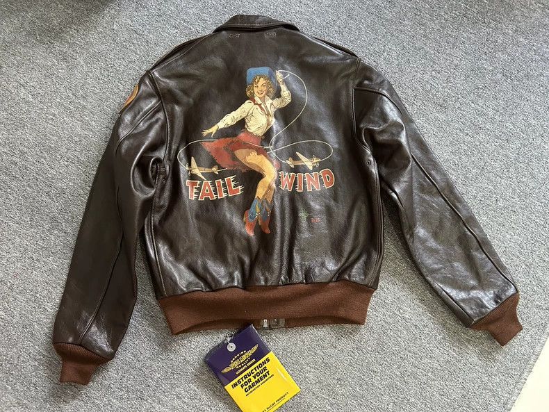 The Real McCoy's The REAL McCOY'S A2 Horsehide Pilot Jacket Size US L / EU 52-54 / 3 - 1 Thumbnail