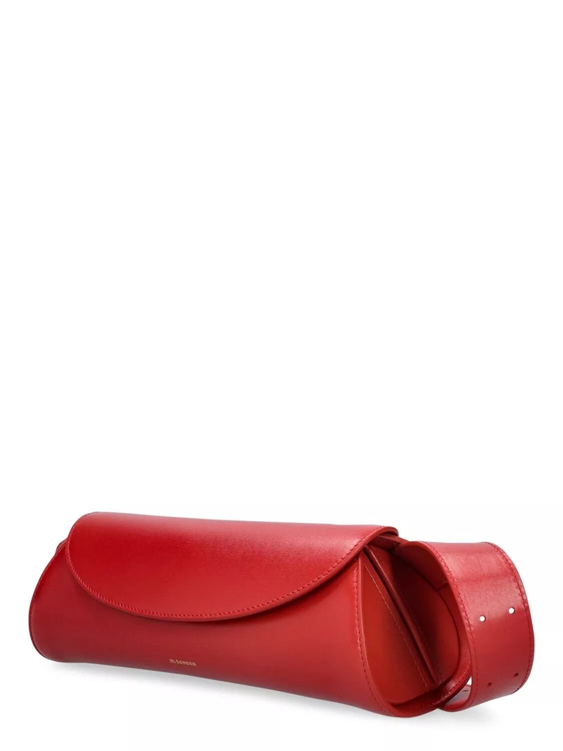 Jil Sander JIL SANDER Cannolo Small Cranberry Red Leather Size ONE SIZE - 2 Thumbnail