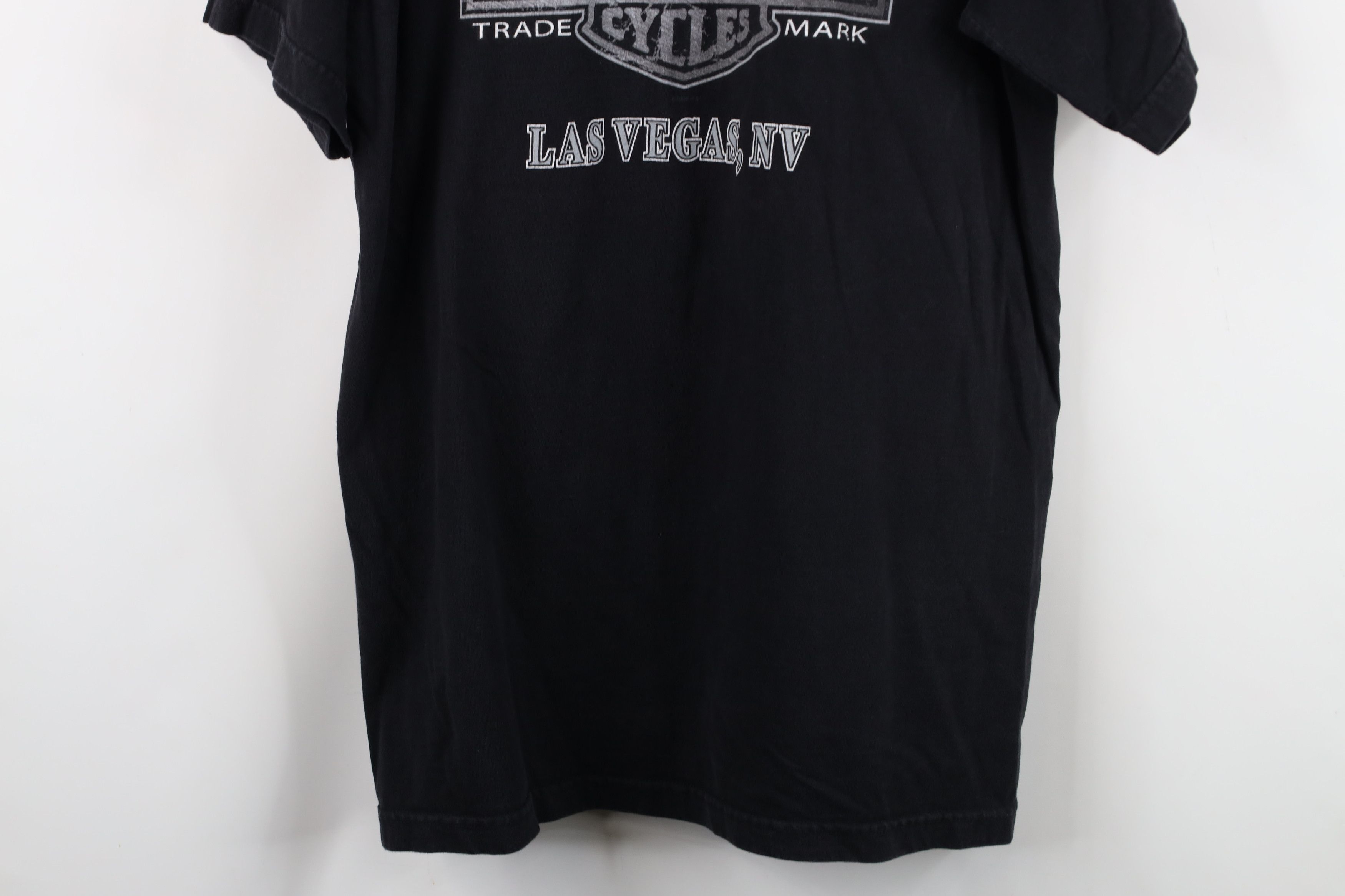 Harley Davidson Vintage Y2K Harley Davidson Spell Out Wings Engine T-Shirt Size US L / EU 52-54 / 3 - 15 Thumbnail
