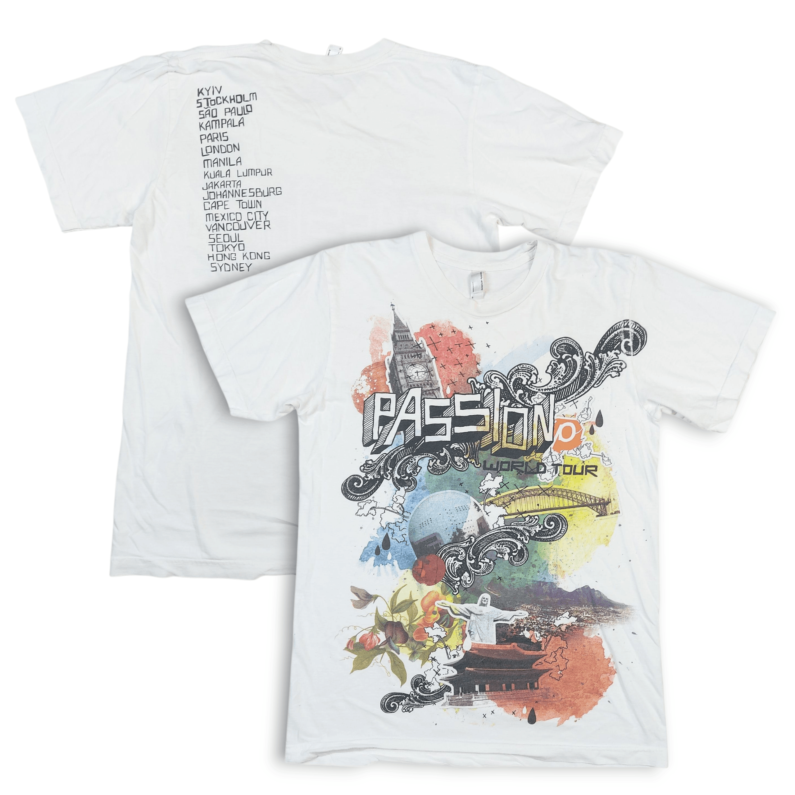 Band Tees Vintage Passion Worship Band World Tour Double-Sided TEE Size US S / EU 44-46 / 1 - 1 Thumbnail