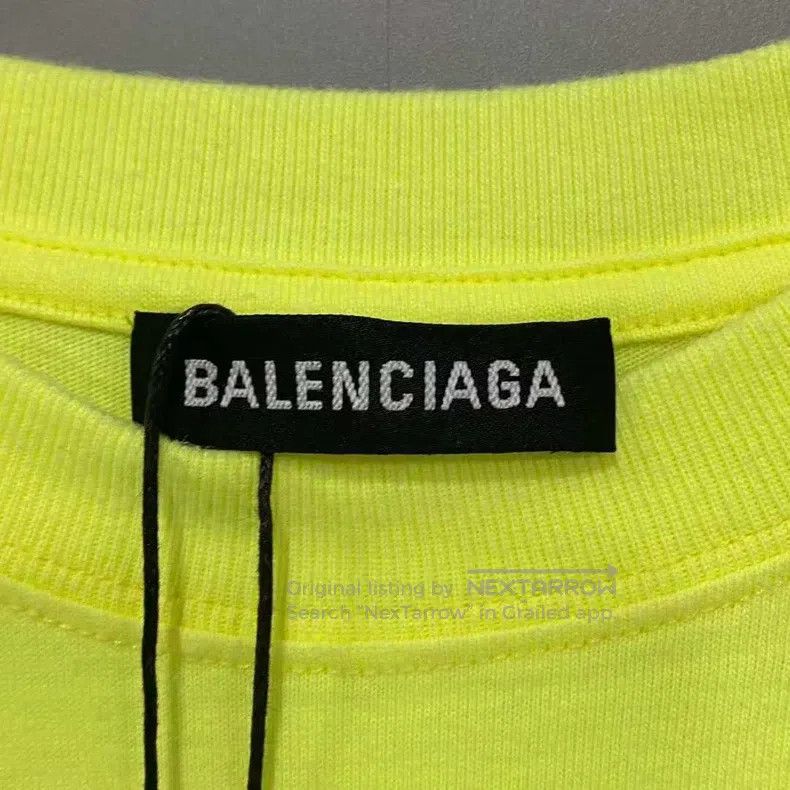 Balenciaga Balenciaga Fluorescent Yellow Coca-Cola Logo Short Sleeve Size US XS / EU 42 / 0 - 5 Thumbnail