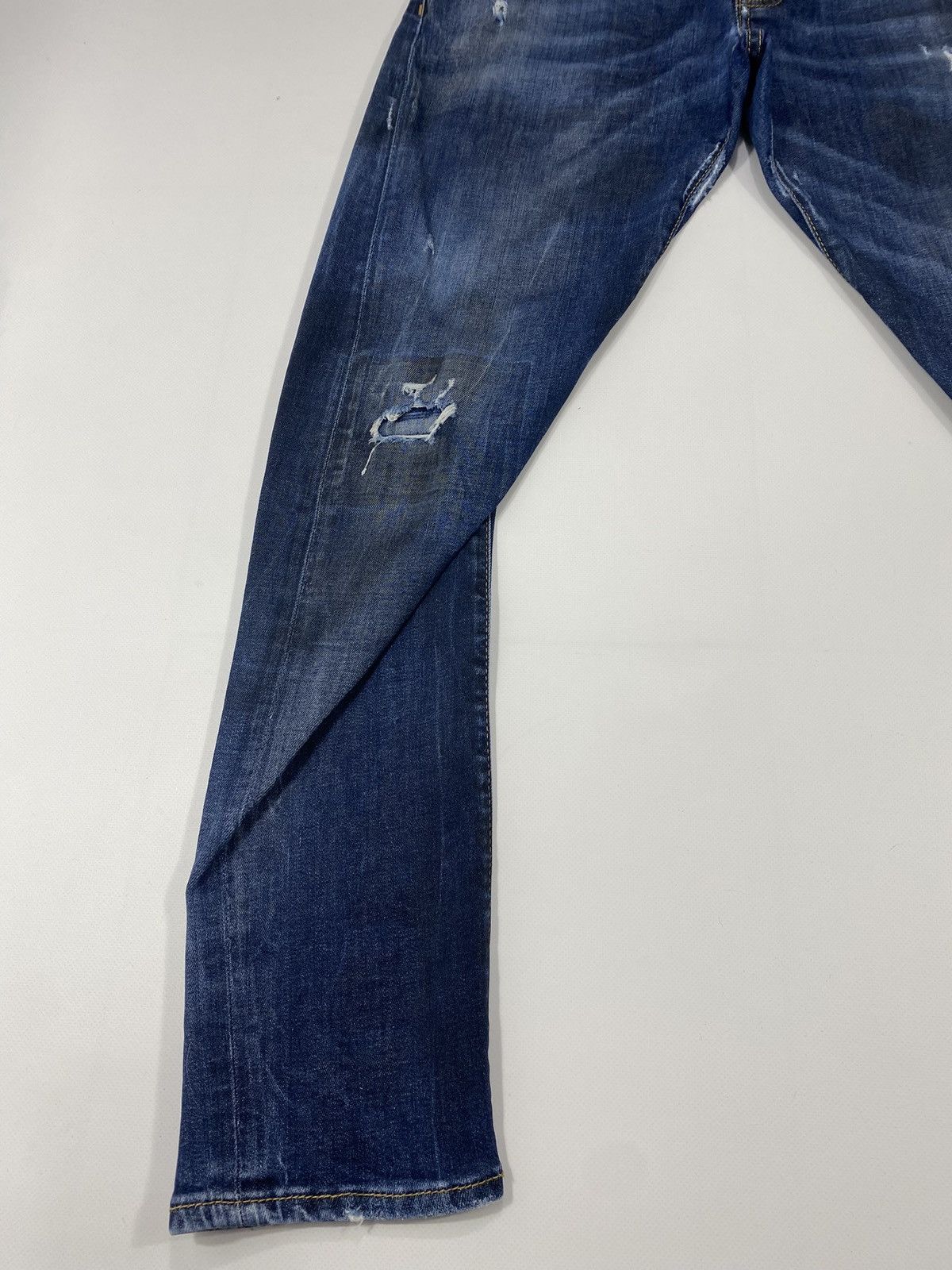 Dsquared2 Dsquared D2 Sexy Twist Jeans Distressed 3D Ripped Pants Size US 32 / EU 48 - 4 Thumbnail