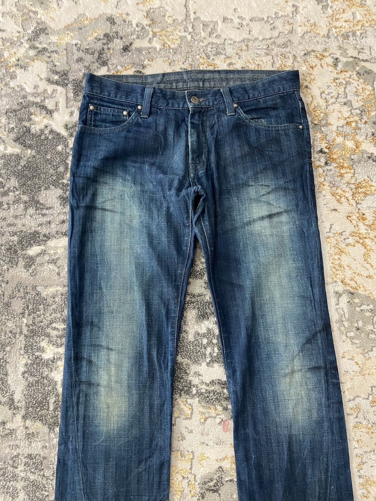 If Six Was Nine × Japanese Brand × Tornado Mart TORNADO FLARE WIDE JEANS 70s VIBES ❤️‍🔥🇯🇵 Size US 34 / EU 50 - 5 Thumbnail