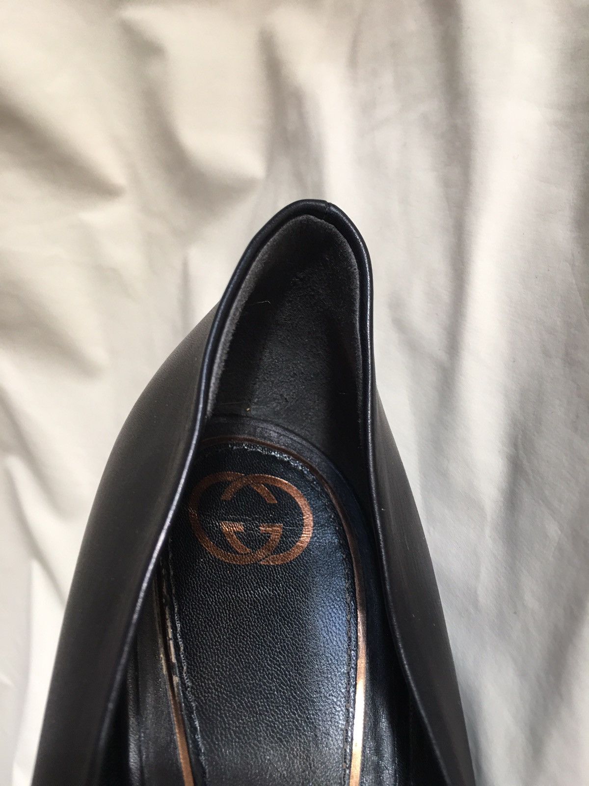 Gucci GUCCI Black Leather Heels Platform Pumps Sandals EU 41 Size US 11 / IT 41 - 10 Thumbnail