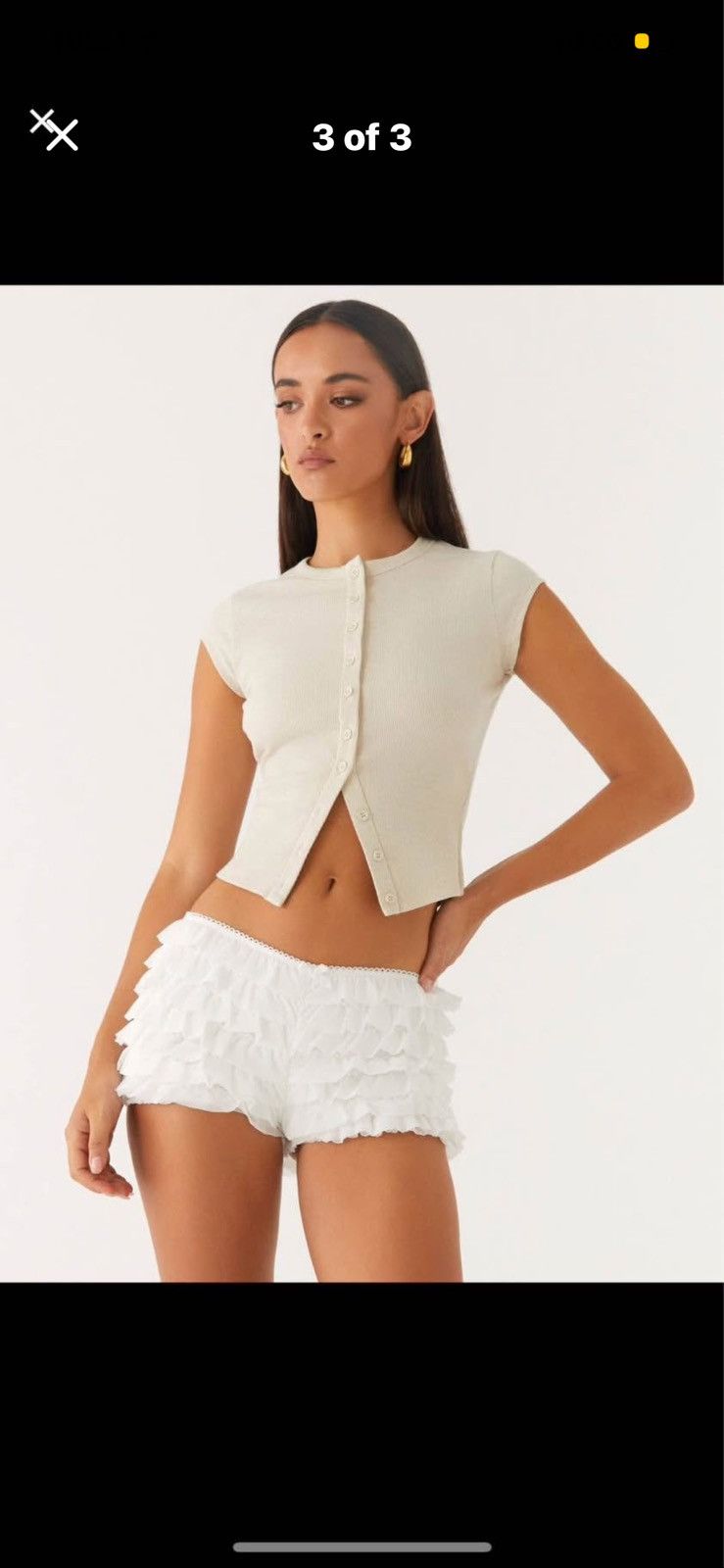 Other Pepper mayo Ruffle Shorts Size 28" / US 6 / IT 42 - 3 Thumbnail