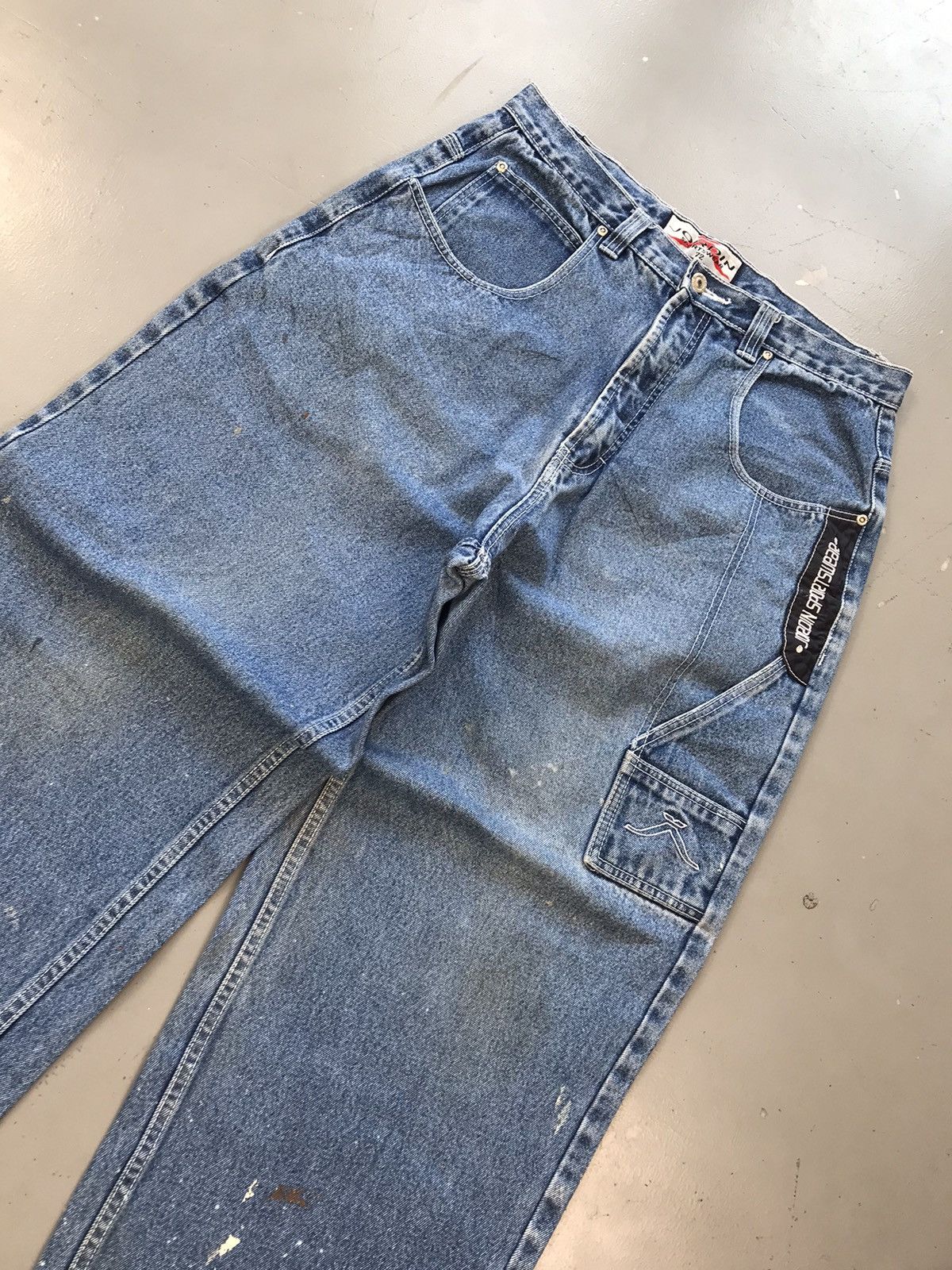 JNCO × Southpole × Vintage Vintage Jordin sportswear SpellOut logo denim Size US 32 / EU 48 - 4 Thumbnail