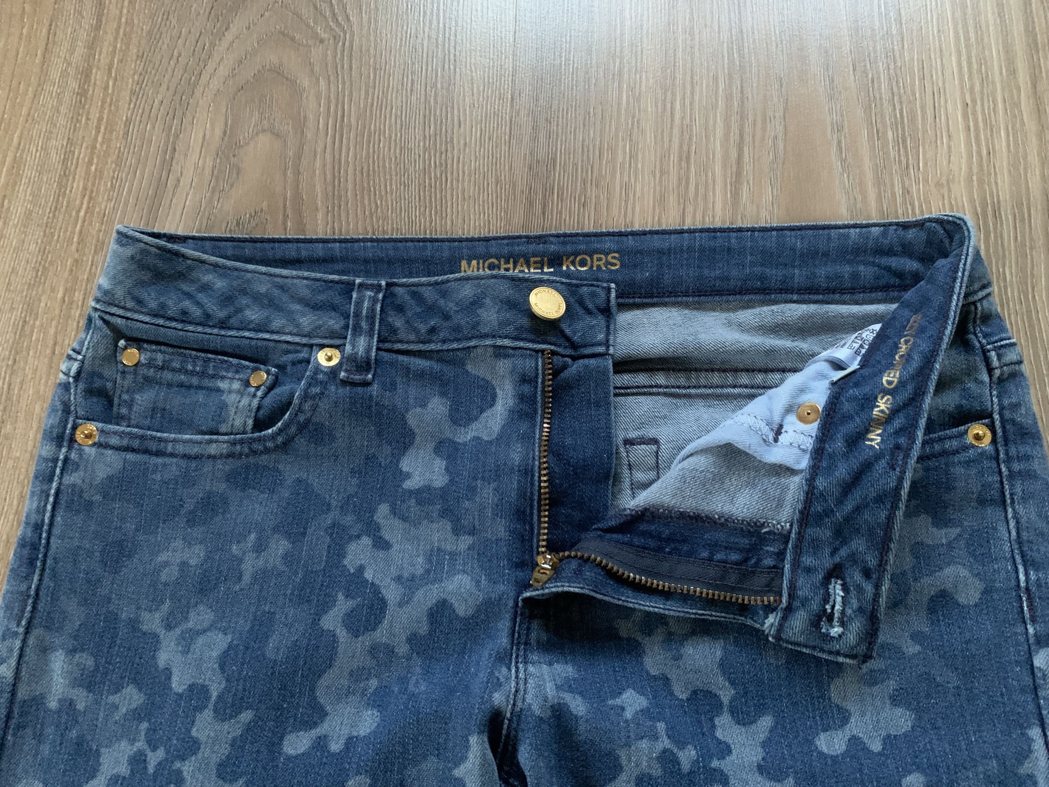Michael Kors Michael Kors Izzy Cropped Skinny Printed Jeans Size 28" / US 6 / IT 42 - 5 Thumbnail