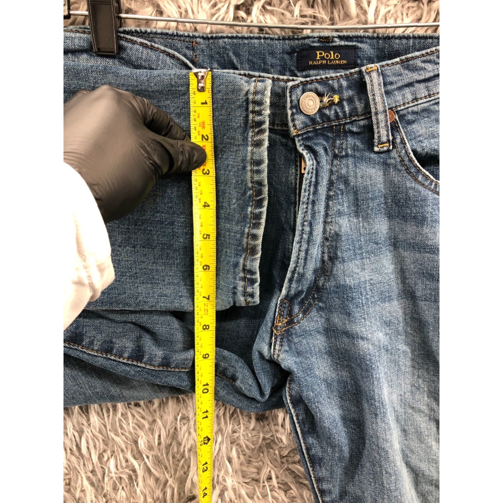 Ralph Lauren Ralph Lauren Jeans Mens Straight 32x32 Mid Rise Medium Wash Blue Size US XS / EU 42 / 0 - 4 Thumbnail