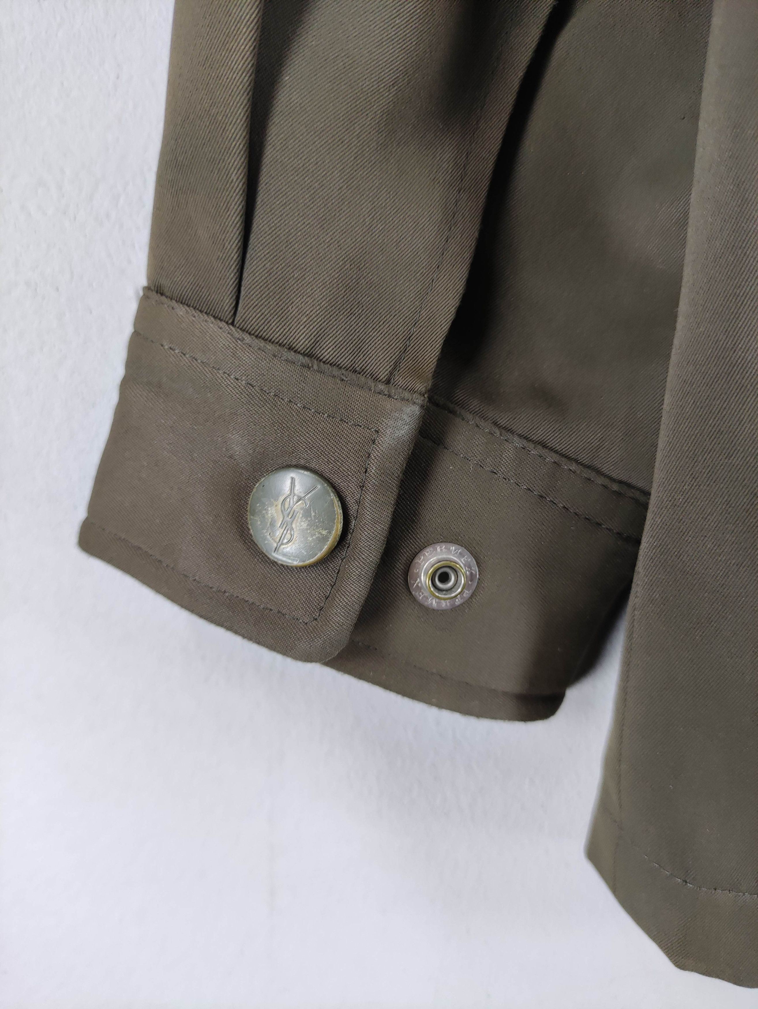 Yves Saint Laurent Vintage Yves Saint Laurent Pour Homme Zipper Faded Jacket Size US L / EU 52-54 / 3 - 15 Thumbnail