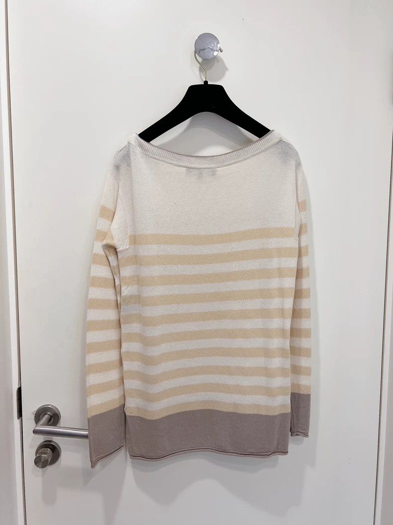 Loro Piana Loro Piana Striped A-necked knit sweater 2506-Nextarrow Size XS / US 0-2 / IT 36-38 - 2 Thumbnail