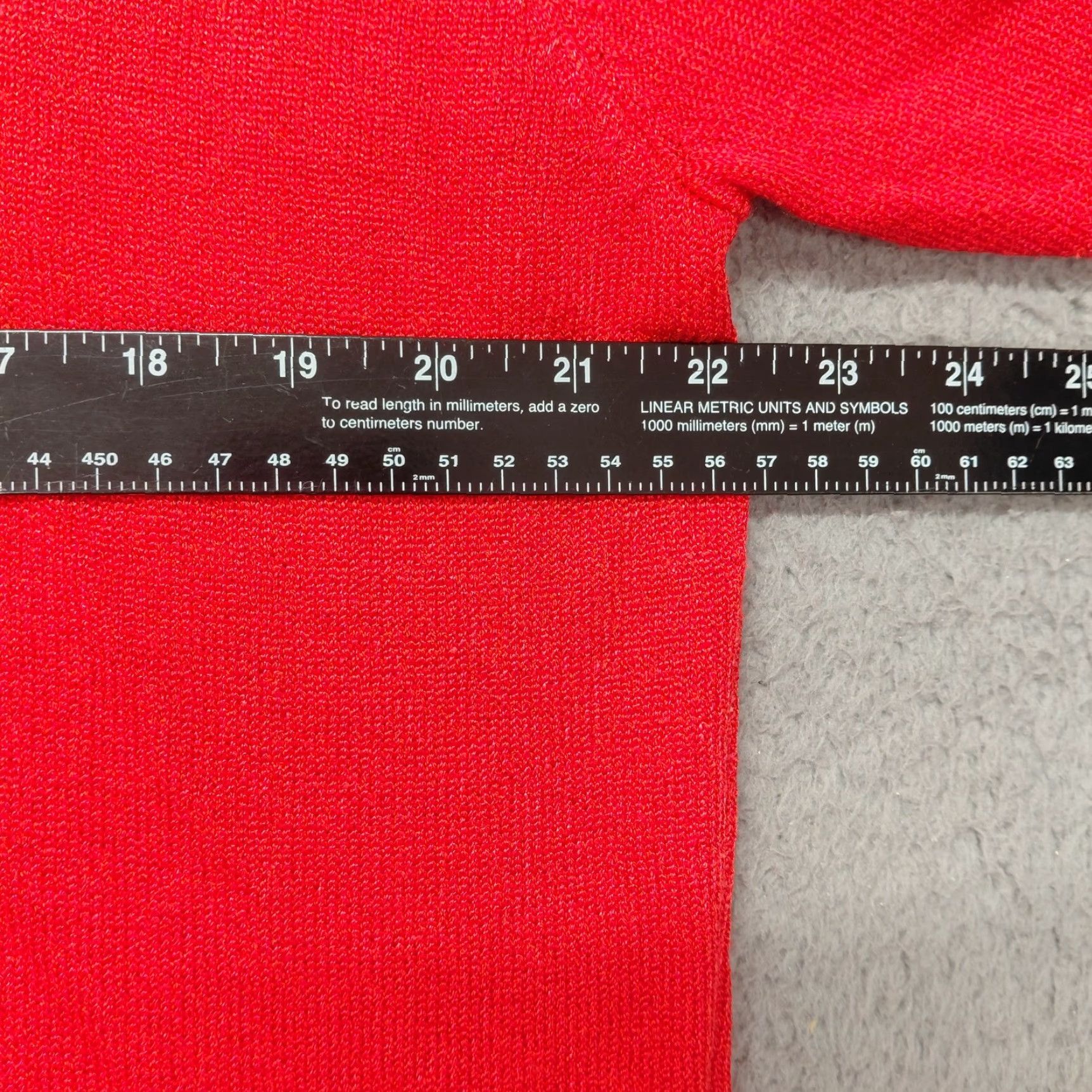 Vintage Sag Harbor 2-in-1 Cardigan Womens Size 1X Red Button Closure Short Sleeves Valen Size XL / US 12-14 / IT 48-50 - 7 Thumbnail