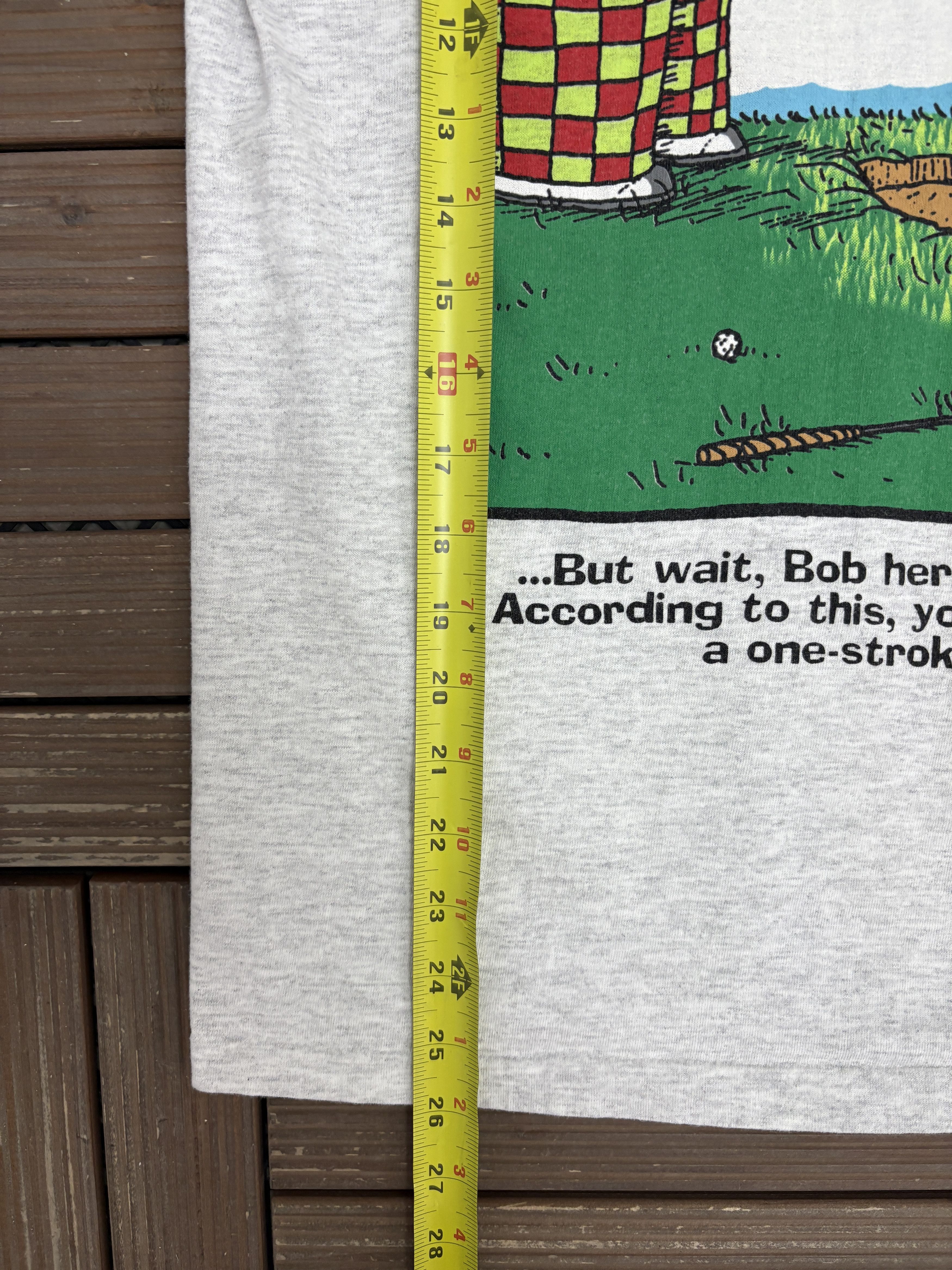 Vintage In The Bleachers Golf Vintage Grey T-Shirt Tee Size US L / EU 52-54 / 3 - 9 Thumbnail