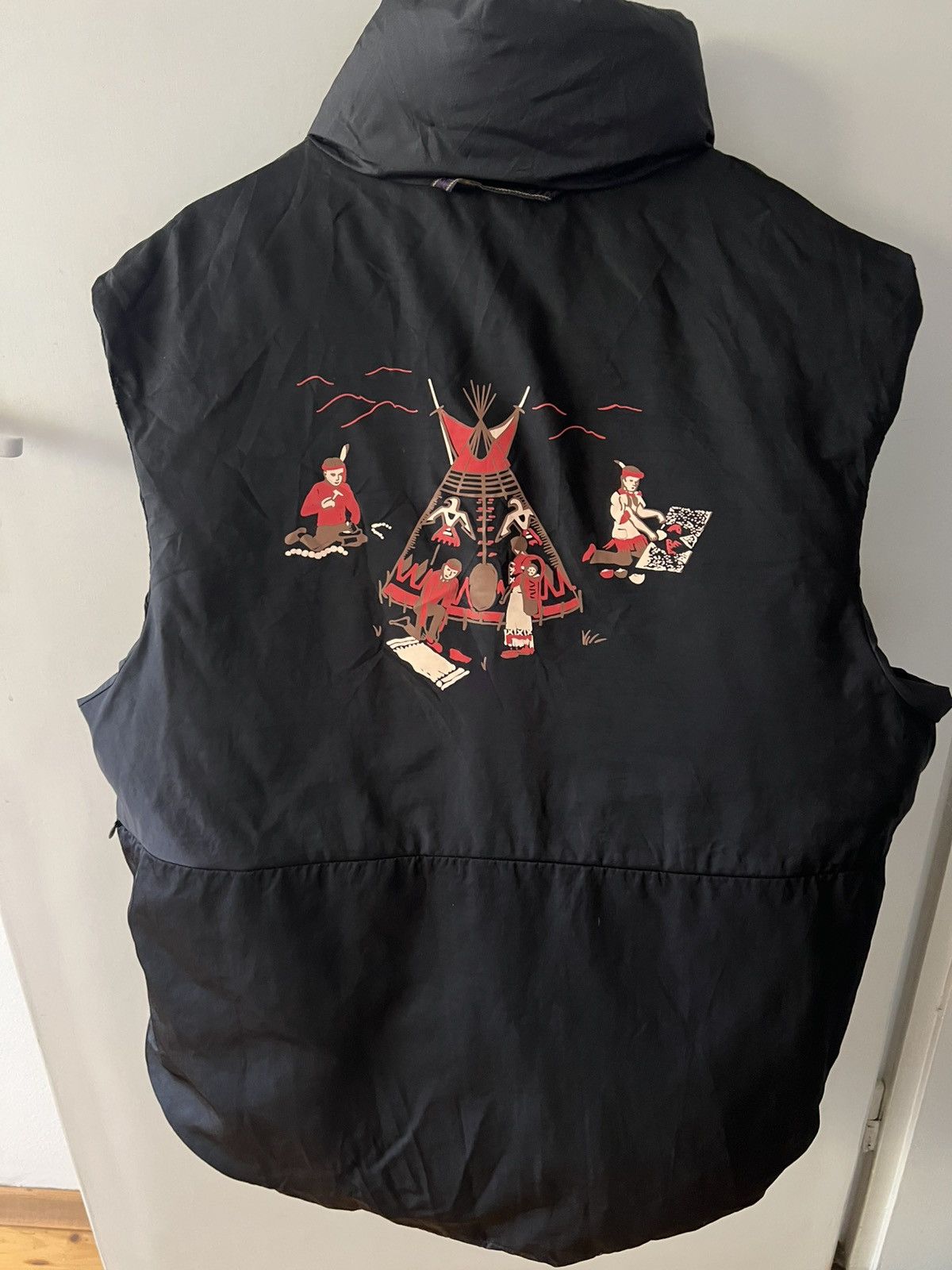 Kapital Kapital Rip-Stop Nylon Down Burger Keel Vest Black Sz- S (1) Size US S / EU 44-46 / 1 - 12 Thumbnail