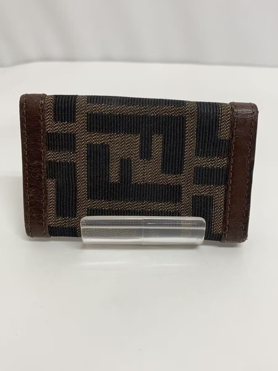 Fendi Fendi Cotton Key Case Brown Size ONE SIZE - 2 Thumbnail