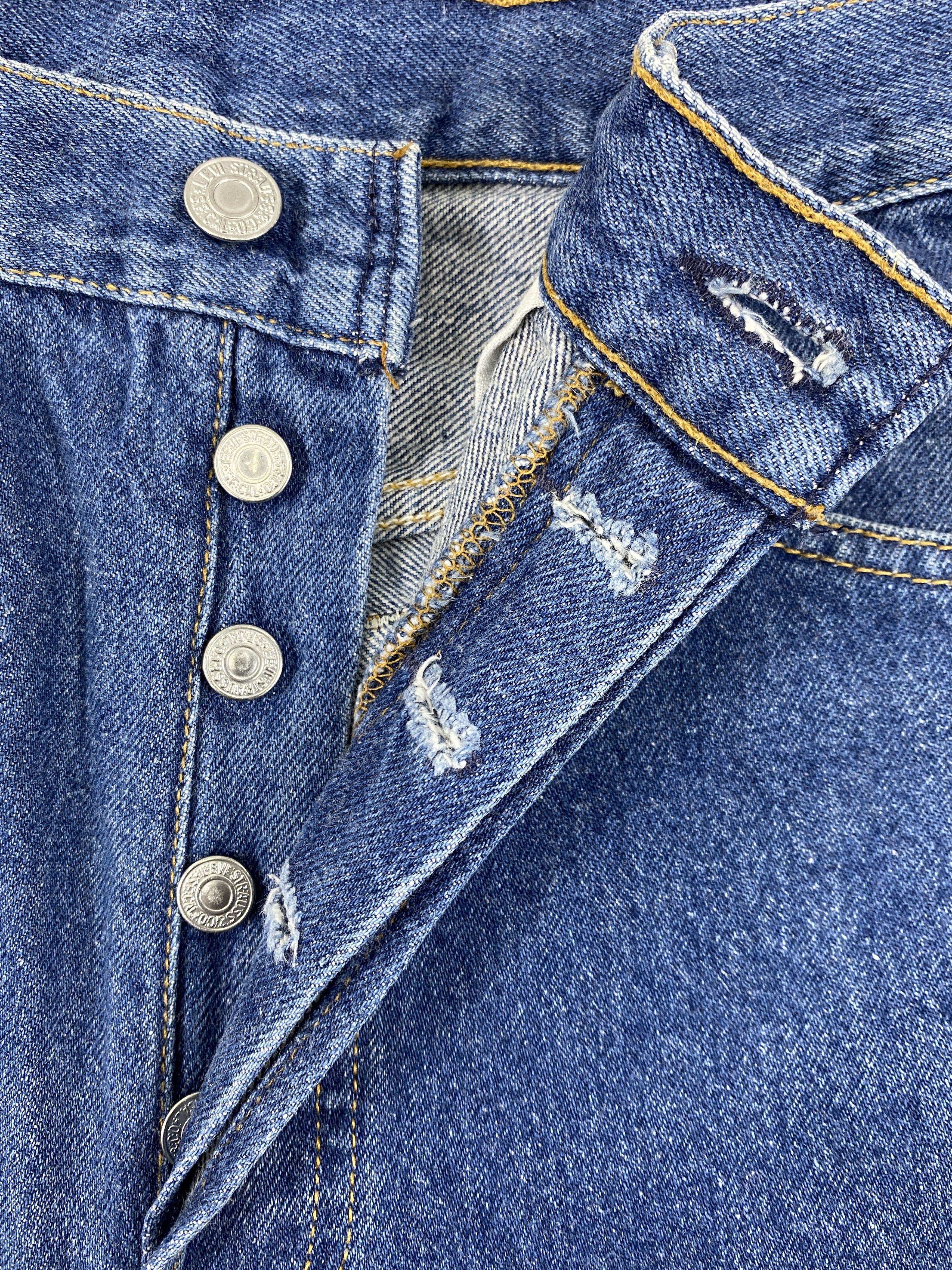 Levi's Blue Vintage Levi's 501 USA Jeans 30x29.5 - JN3598 Size US 30 / EU 46 - 6 Thumbnail