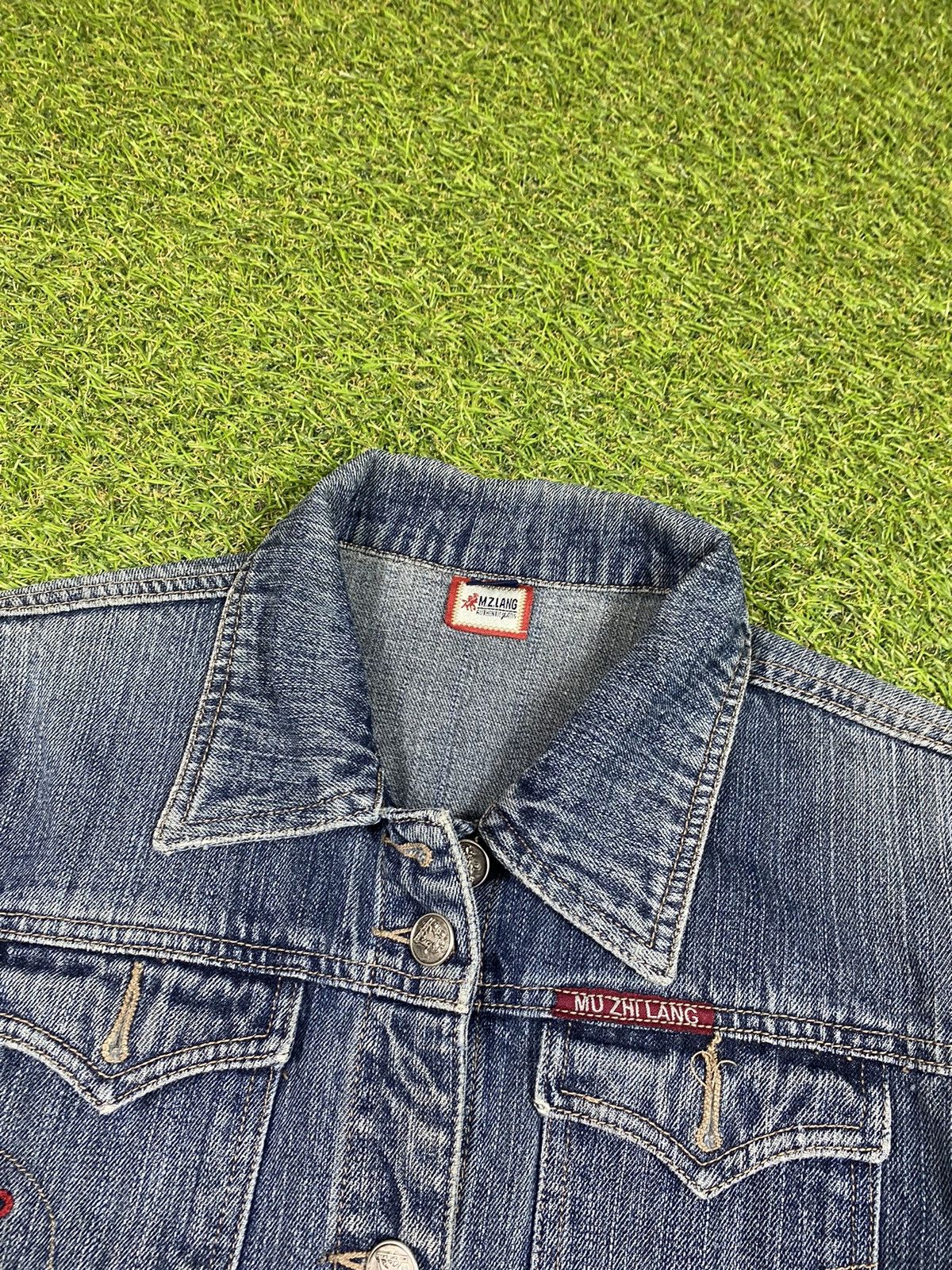 Japanese Brand × Vintage Vintage 90s Jeans jacket streetwear style japanese Size M / US 6-8 / IT 42-44 - 5 Thumbnail