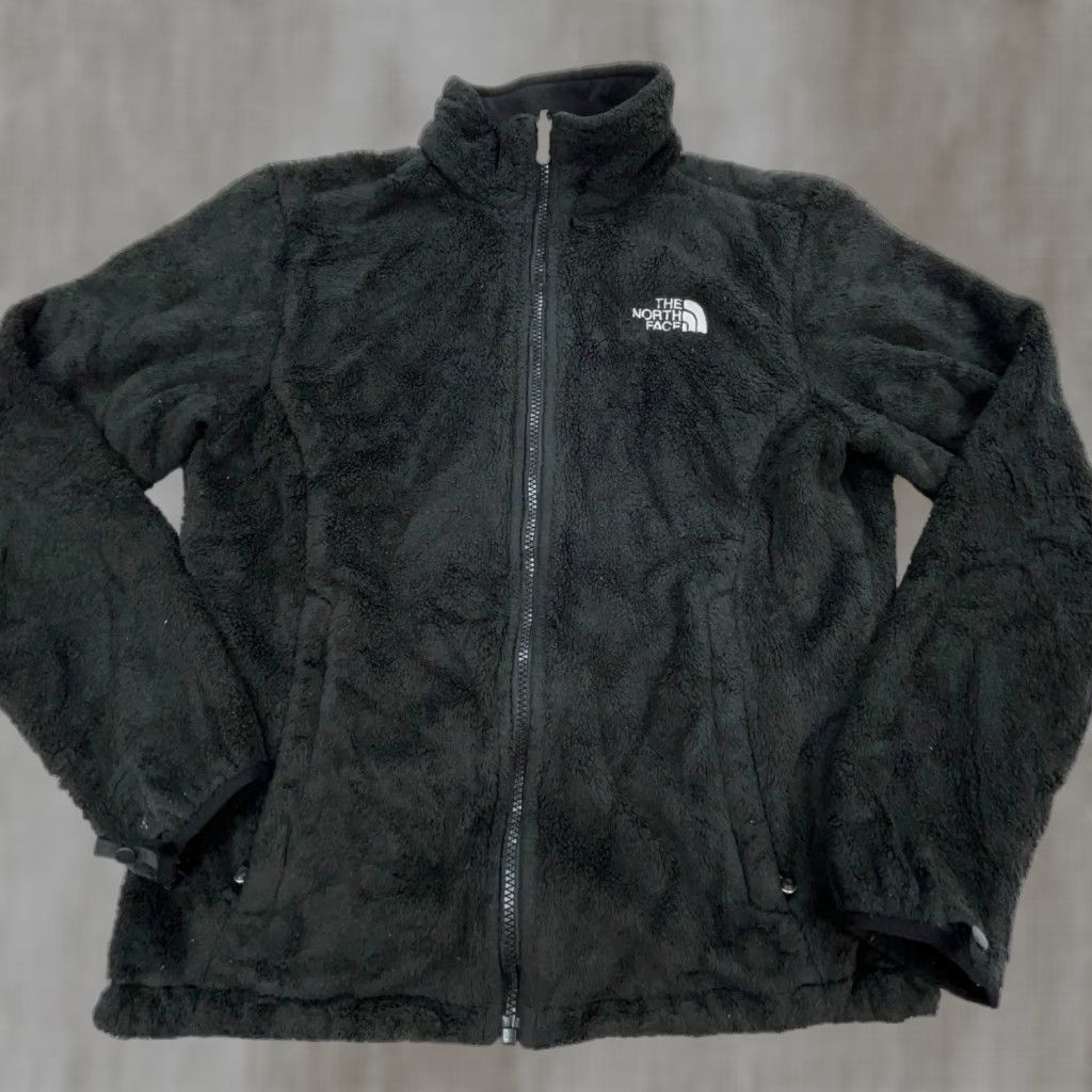 The North Face The North Face Jacket Women Medium Black Full Zip Up Sweater Fleece Ladies Size M / US 6-8 / IT 42-44 - 1 Thumbnail