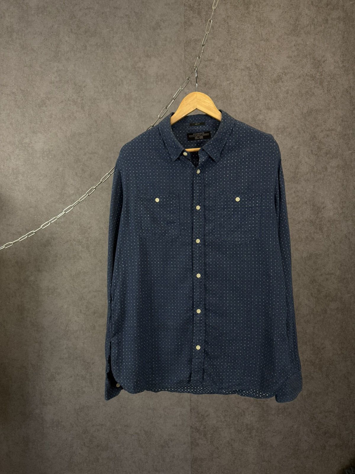 Allsaints Allsaints designer double pocket shirt Size US L / EU 52-54 / 3 - 1 Thumbnail