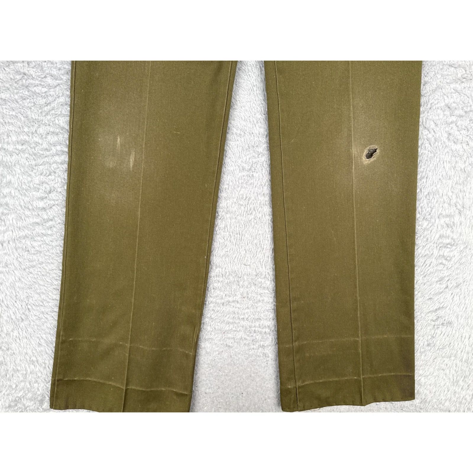 Vintage VINTAGE Boy Scouts of America Pants Mens 28x34 Green Twill Uniform Size US 28 / EU 44 - 2 Thumbnail