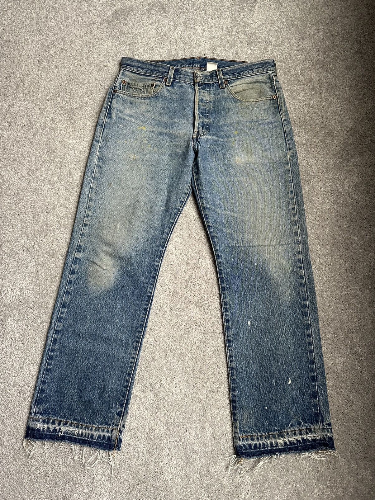 image of Levis Vintage Clothing Vintage Levi 501 Released Hem in Blue, Men's (Size 32)