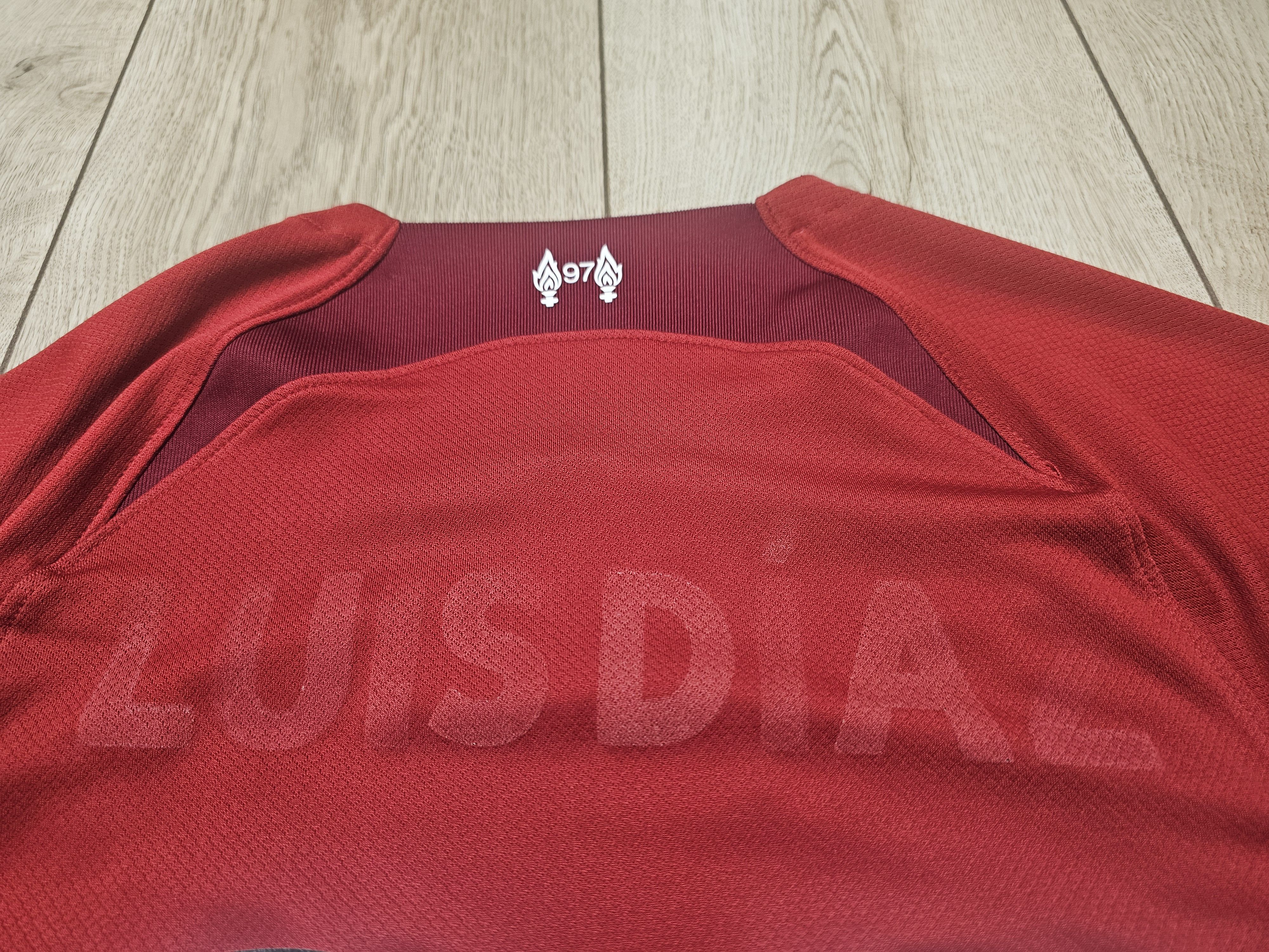 Nike LIVERPOOL 2022 2023 HOME DIAZ FOOTBALL SOCCER JERSEY Size US XS / EU 42 / 0 - 6 Thumbnail