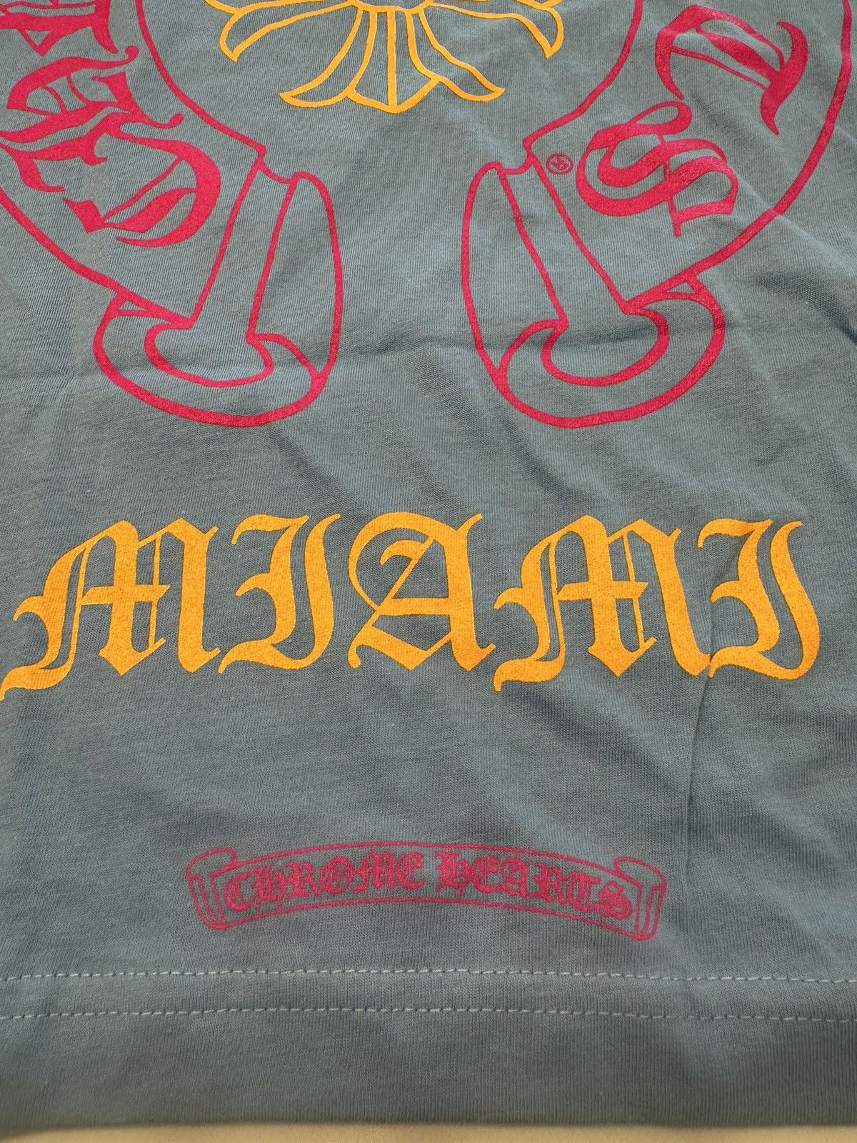 Chrome Hearts 🔥Chrome Hearts Miami Art Basel Blue Tee🔥 Size US M / EU 48-50 / 2 - 5 Thumbnail