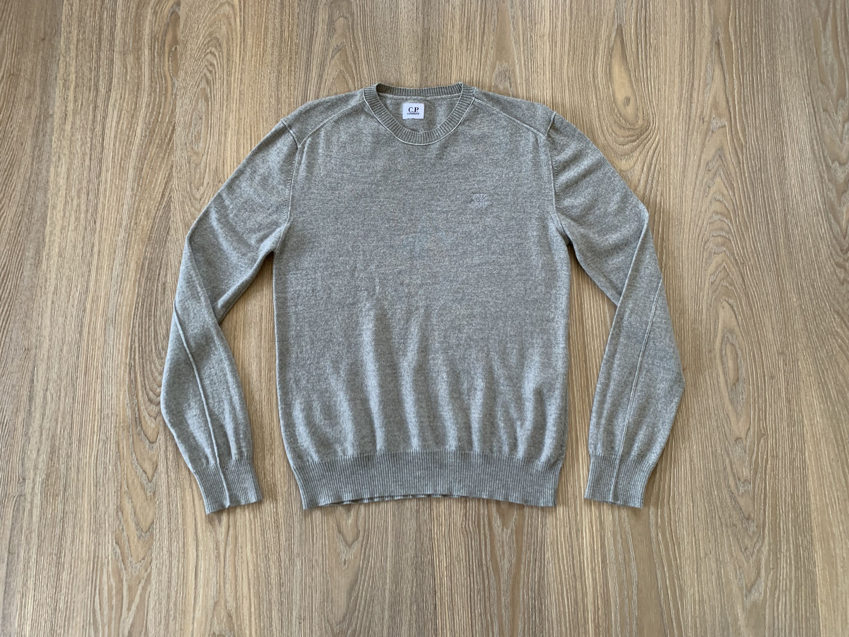 C.P. Company × Vintage Vintage C.P Company Grey Wool Sweater Size US M / EU 48-50 / 2 - 2 Thumbnail