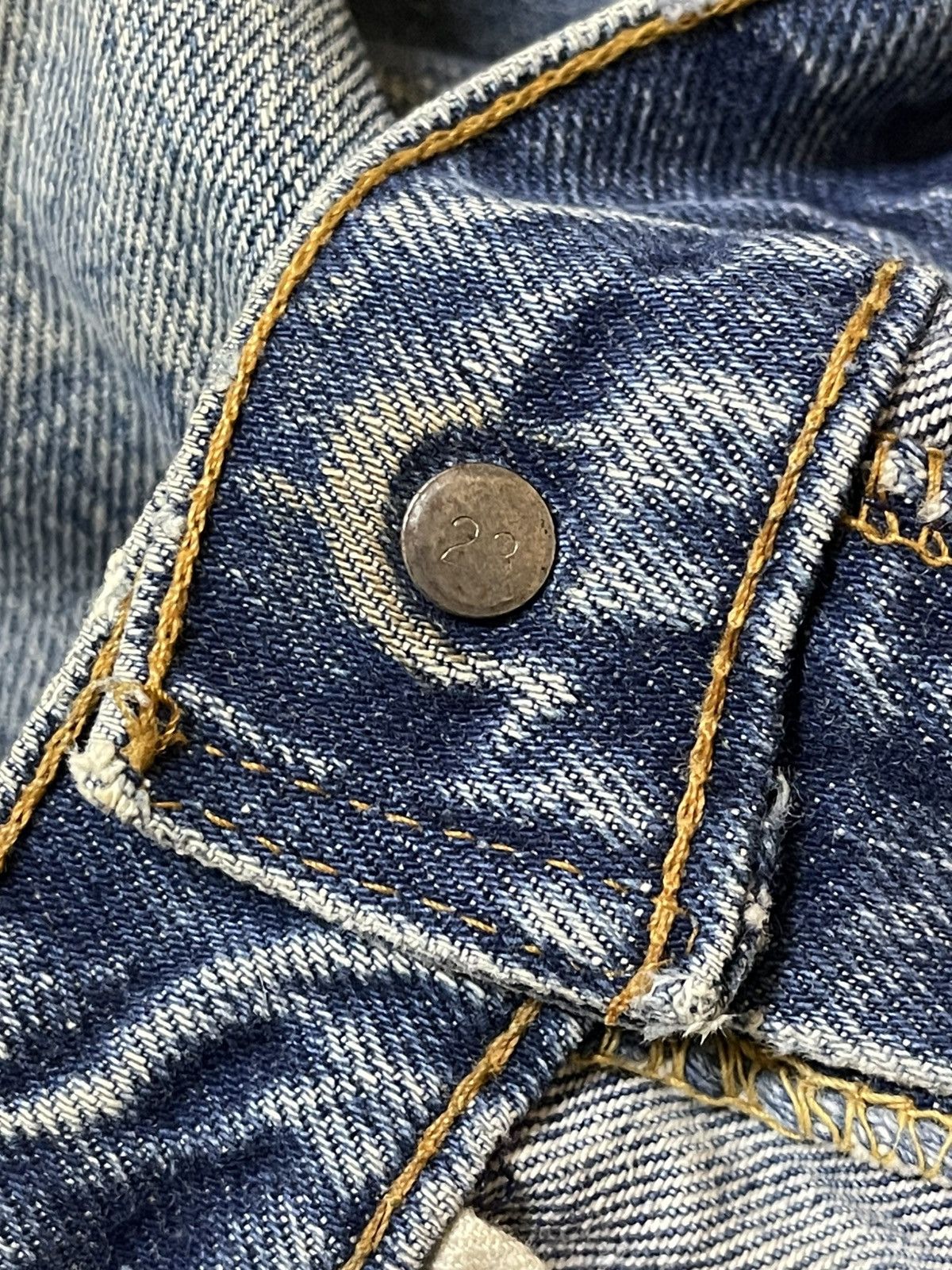 Levi's Crazy Vintage 70s Levis Orange Tab E #23 Bootcut Wide Leg Size US 30 / EU 46 - 9 Thumbnail