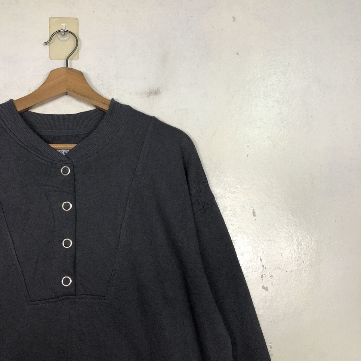 Vintage 📌Vintage Anorak Sweatshirt Snap Button Lee Size US M / EU 48-50 / 2 - 8 Thumbnail