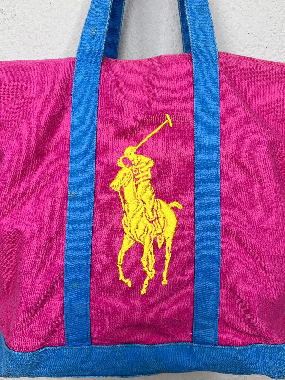 Polo Ralph Lauren Bag Leather Y2K Avantgarde Shopper Rare Ralph Lauren Size ONE SIZE - 2 Thumbnail