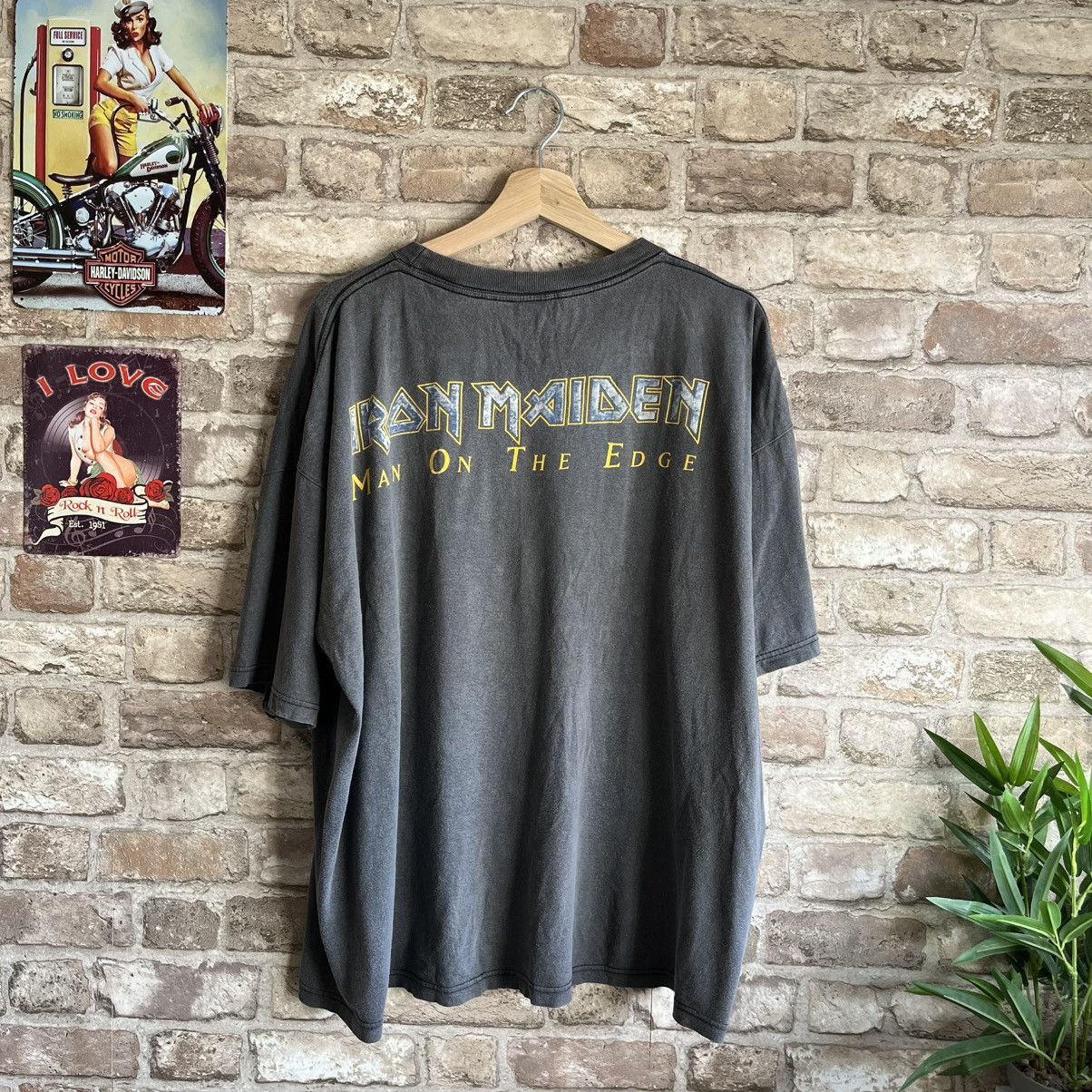 Iron Maiden 90s vintage Iron Maiden 1995 band t shirt Size US XL / EU 56 / 4 - 2 Thumbnail