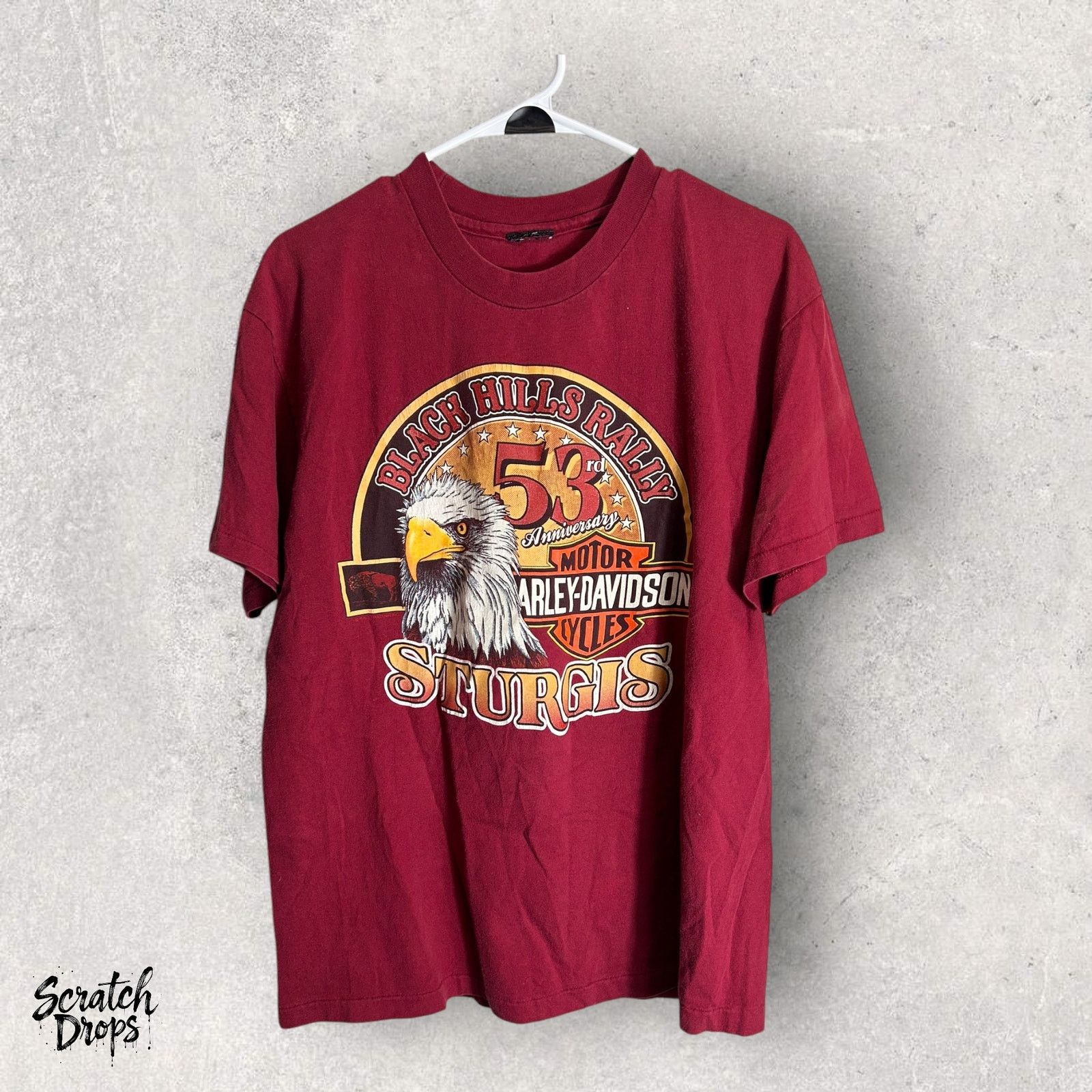 Other 1993 Vintage Harley Davidson Sturgis Shirt Black Hills Red M Size US M / EU 48-50 / 2 - 1 Thumbnail