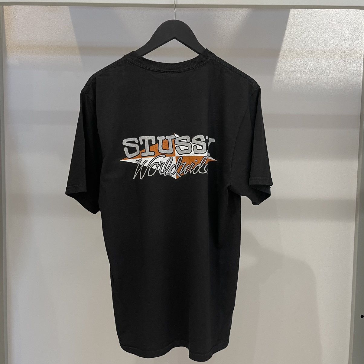 Stussy Stussy Worldwide Diamond Tee Pigment Dyed Black Size US M / EU 48-50 / 2 - 3 Thumbnail